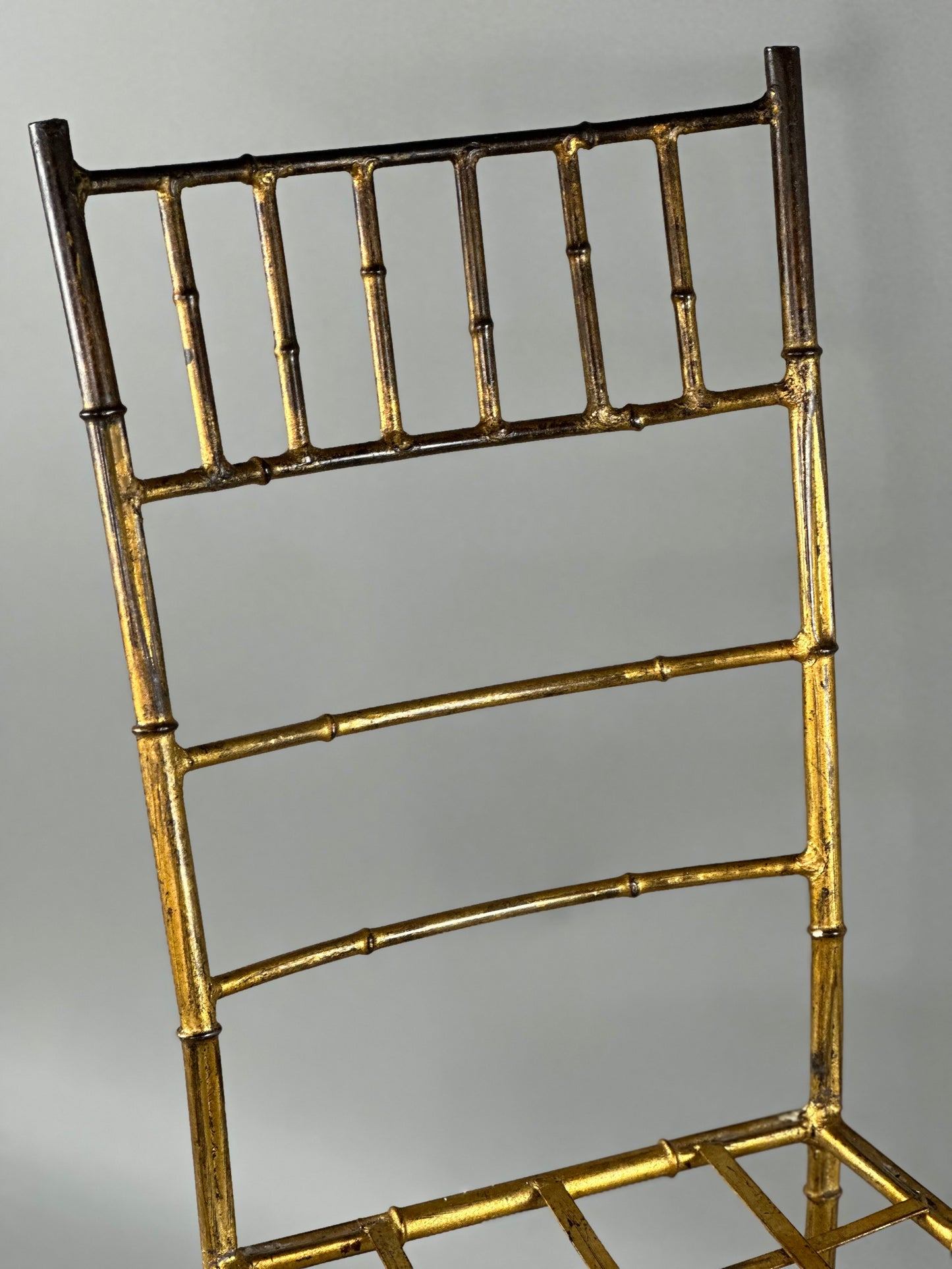 Brass Faux Bamboo Chiavari Chair - EACH