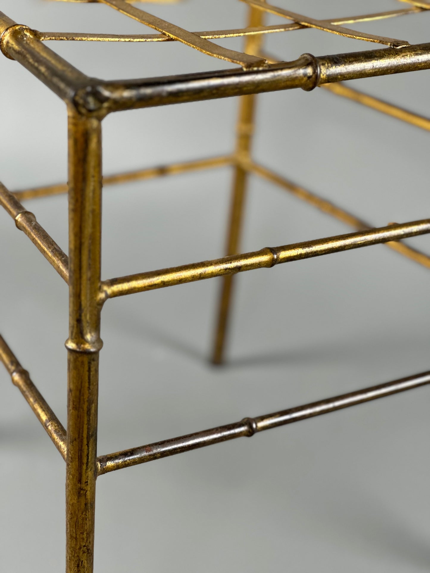 Brass Faux Bamboo Chiavari Chair - EACH