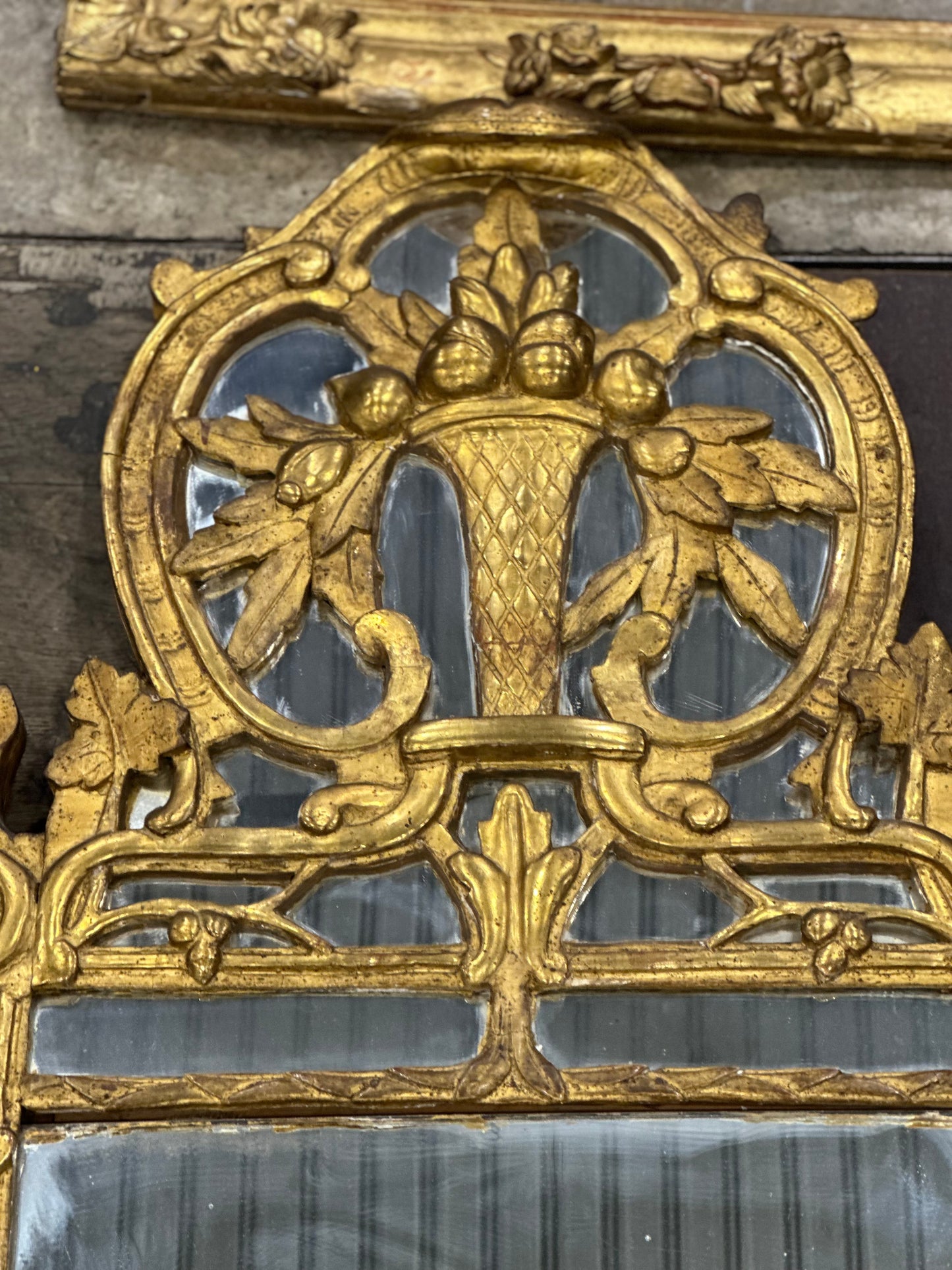 French Carved Mirror - 18th Century
