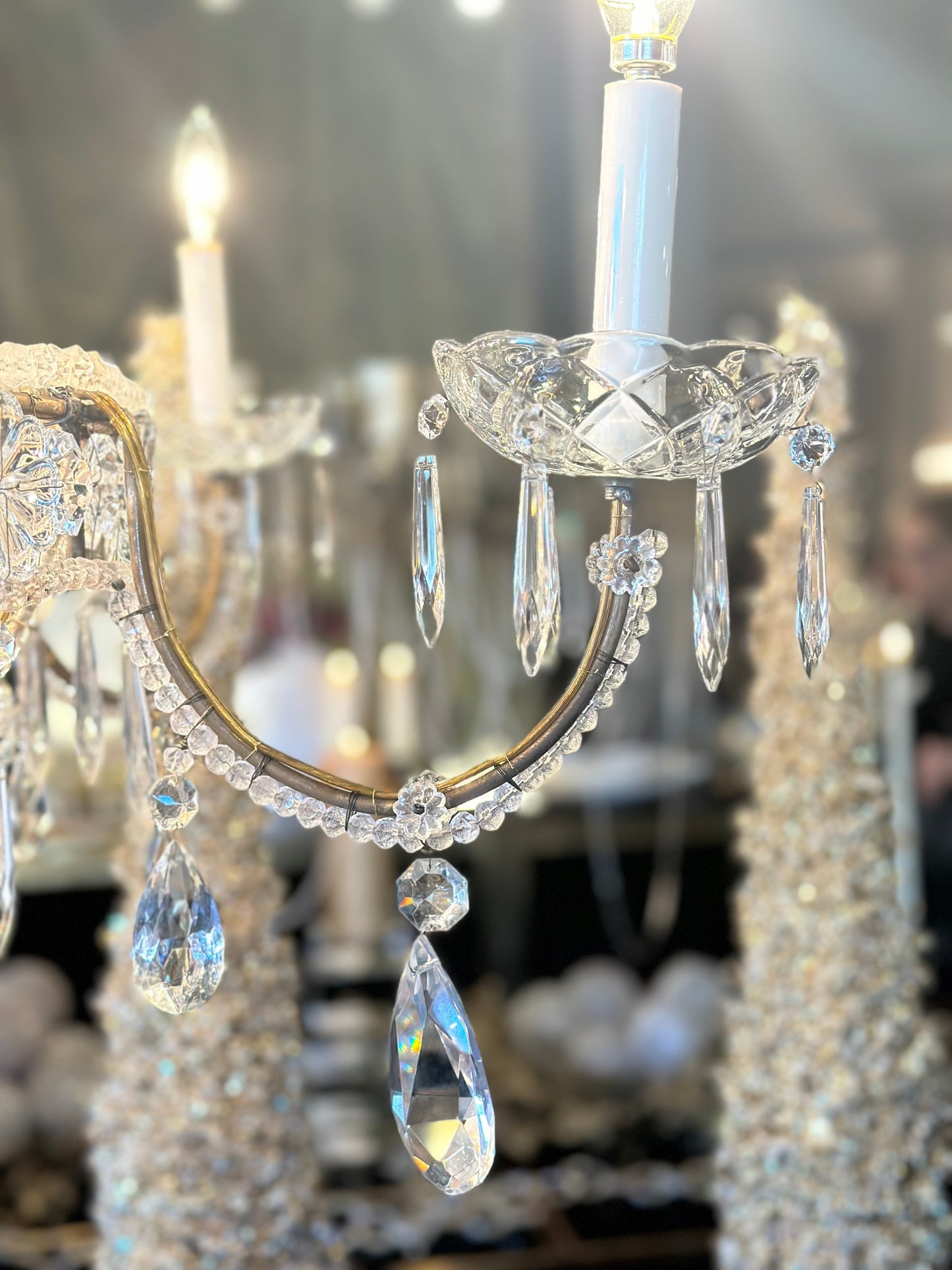 Italian Crystal Chandelier - Late 19th Century