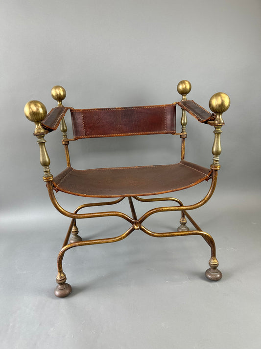 Empire Campaign Chair c1880
