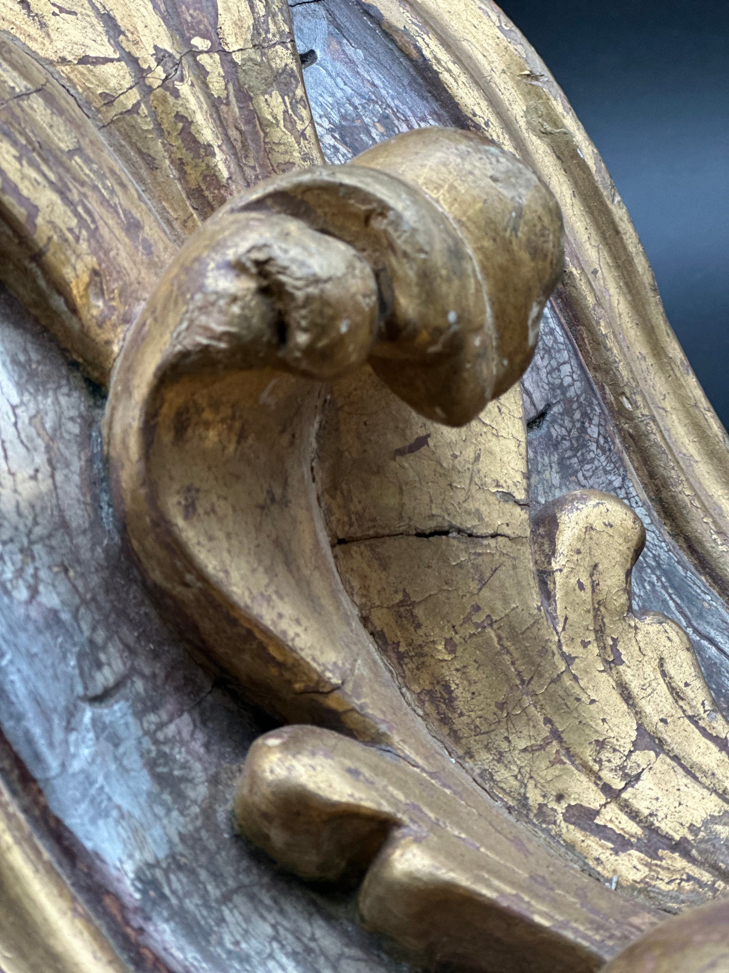 Italian Acanthus Leaf  Wood Carving  c1880