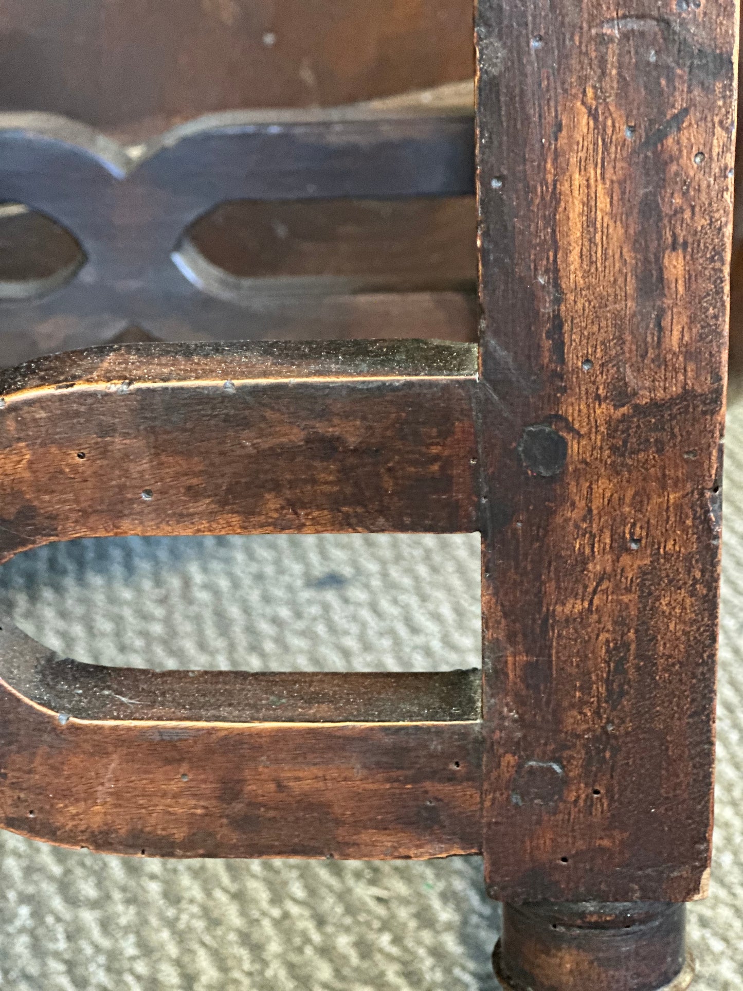 French Walnut Armchair c1840