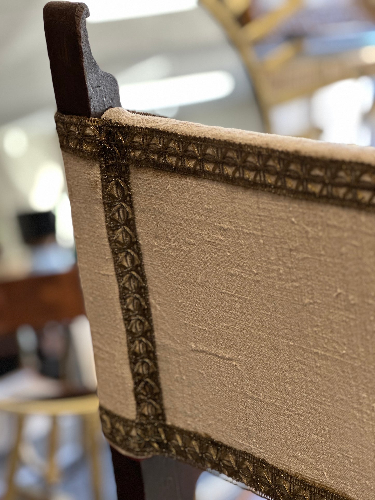 French Walnut Armchair c1840