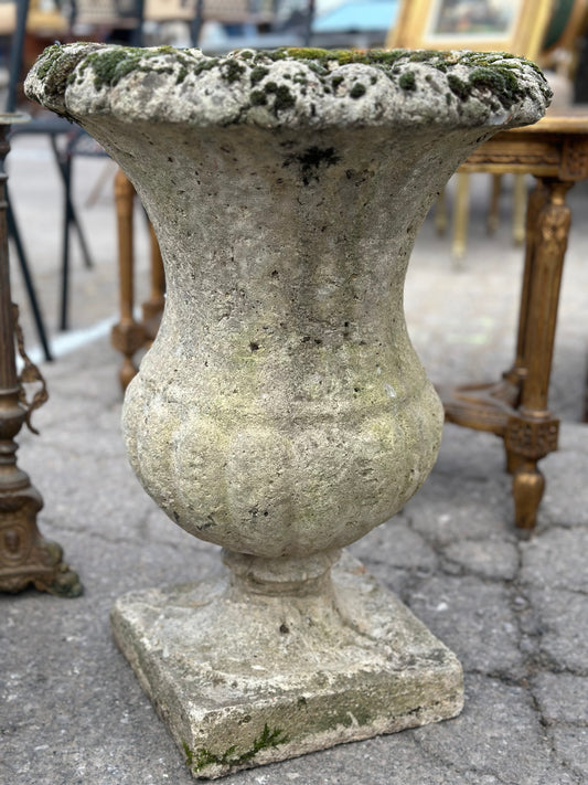 French Stone Tall Pot c1950