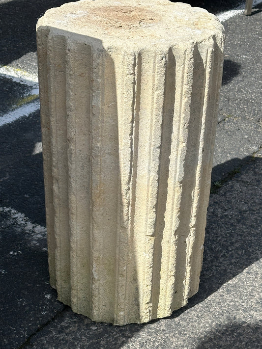 French Stone Column c1920s