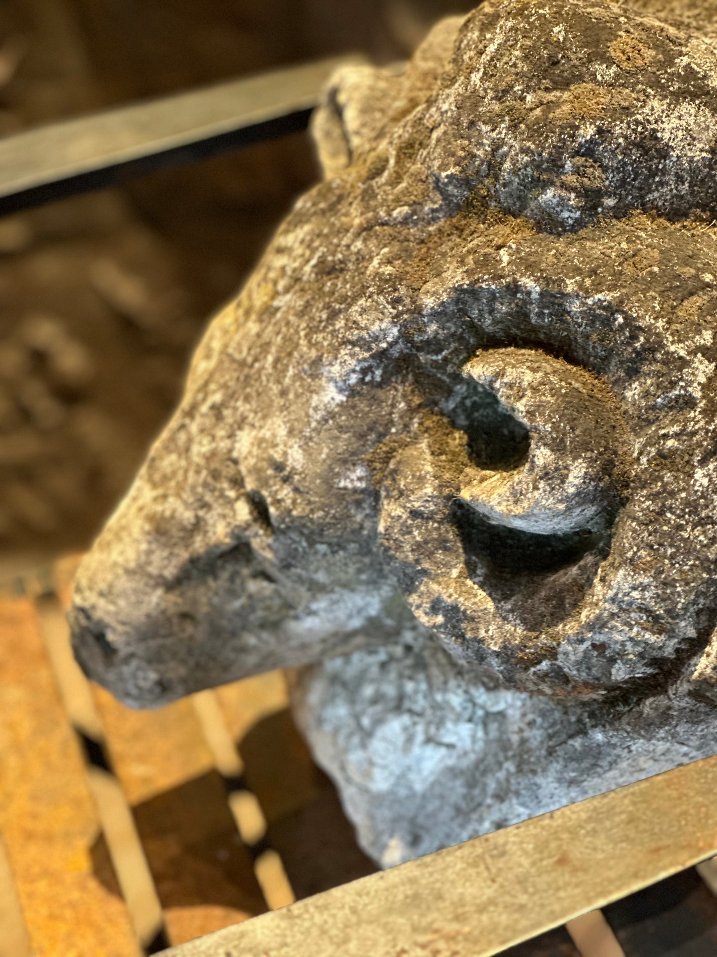 Ram Stone Plaque - 18th Century