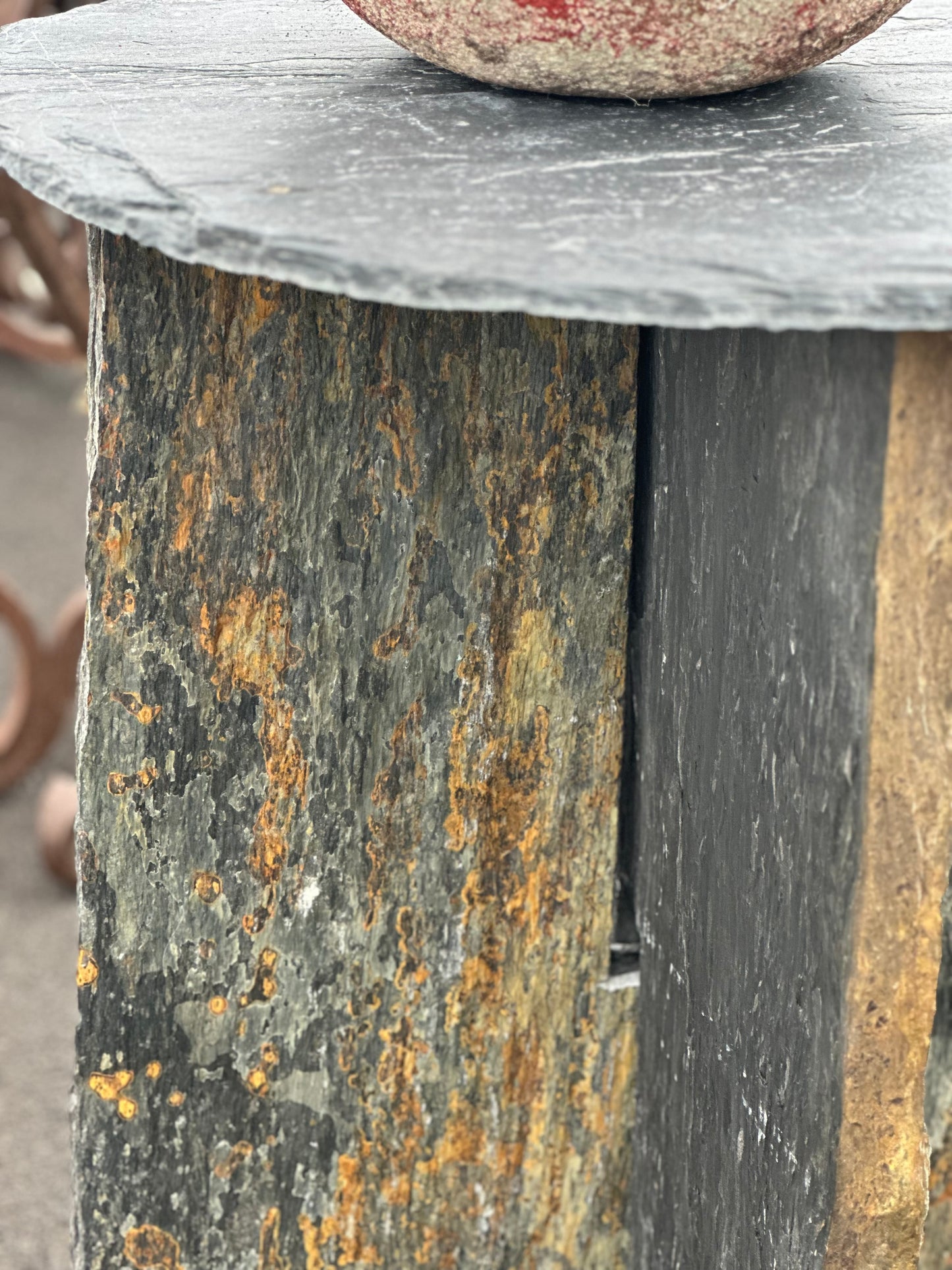 Belgium Blue Slate Tall Console