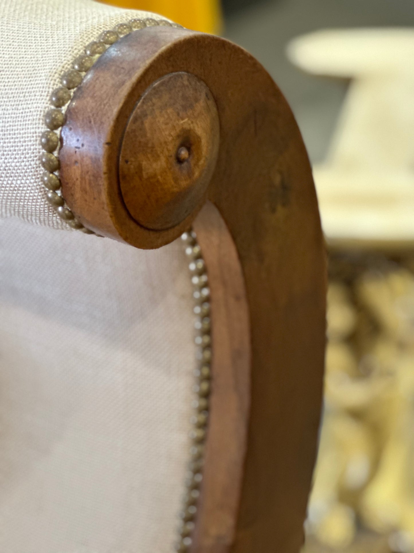 French Monaco Birds Eye Maple Recamier -1920s