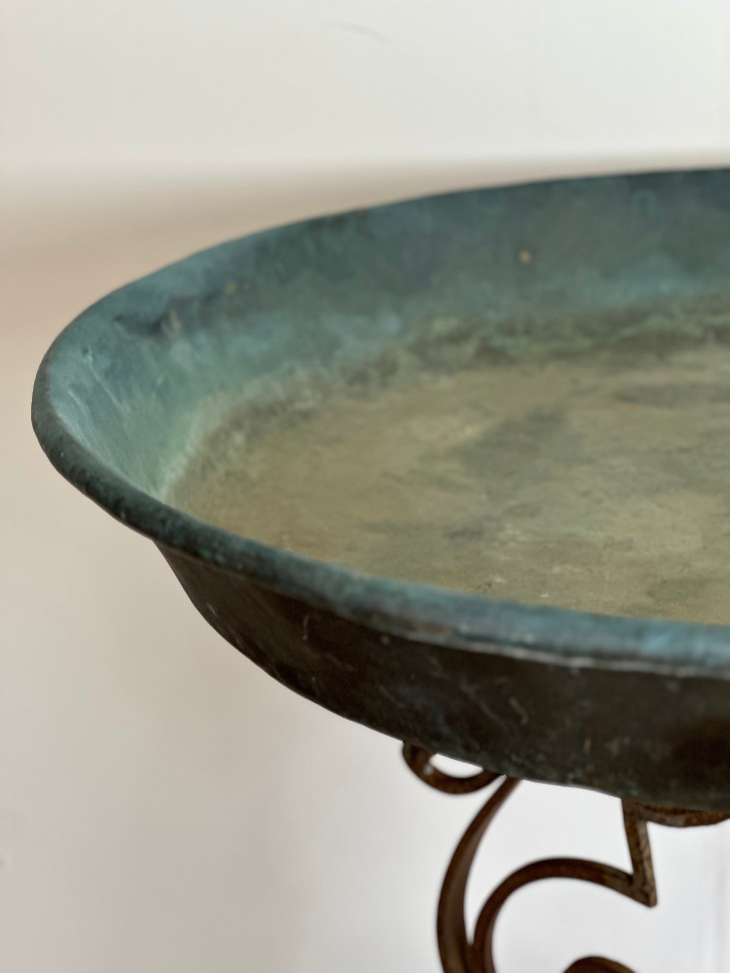 Copper Vessel On Iron Stand  c1880