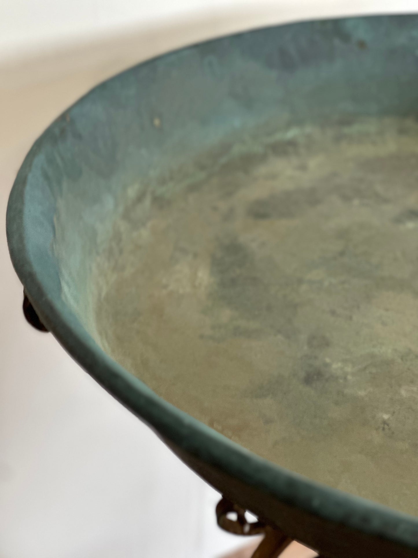 Copper Vessel On Iron Stand  c1880