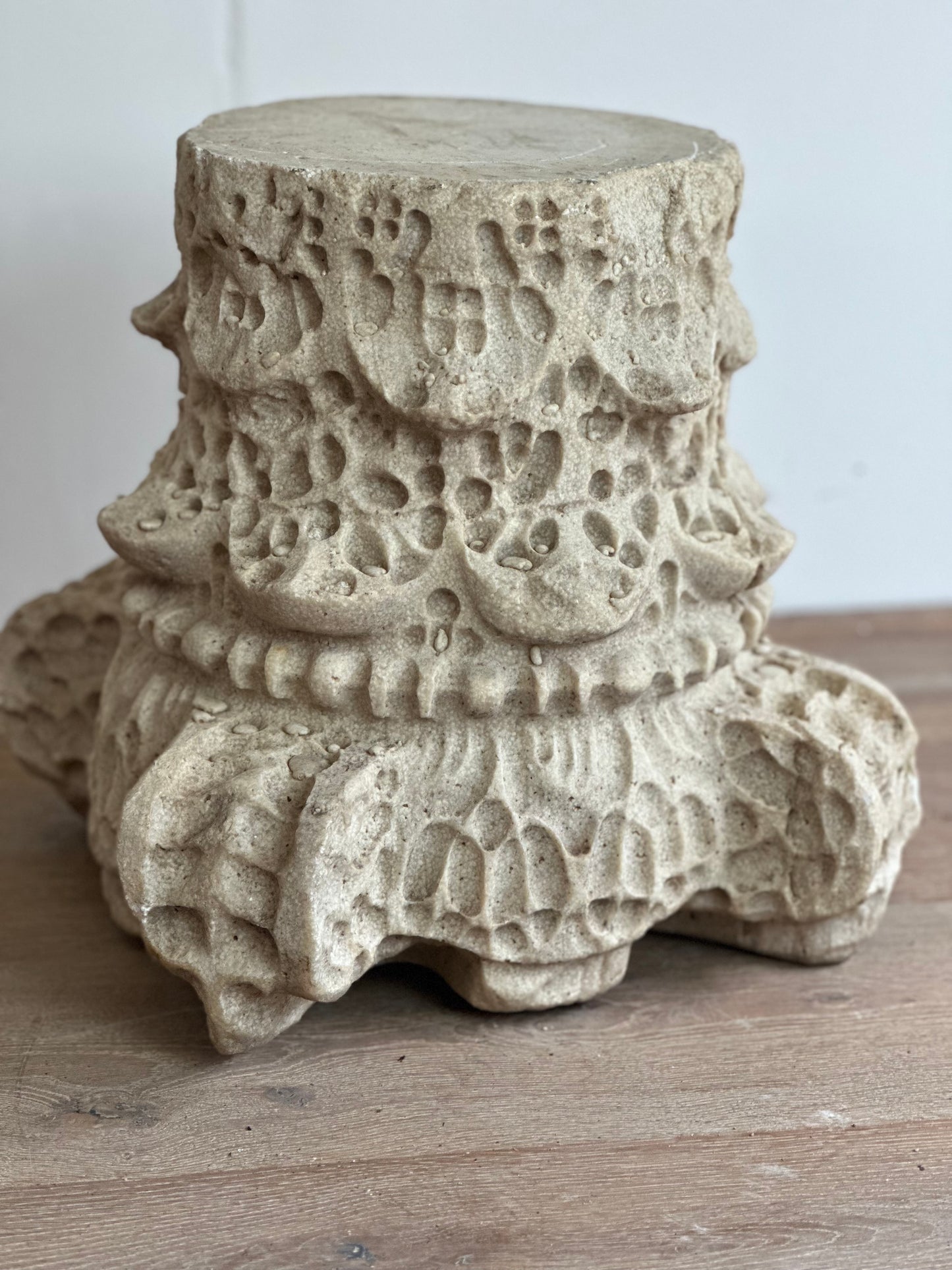 SOLD **Spanish Stone Architectural Element - Large