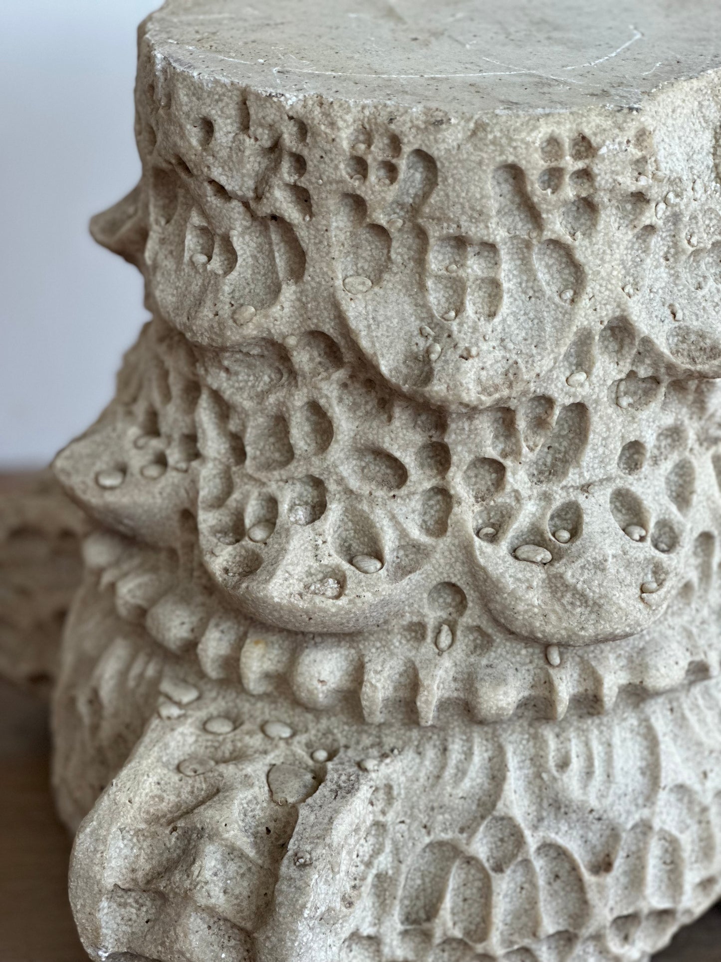 SOLD **Spanish Stone Architectural Element - Large