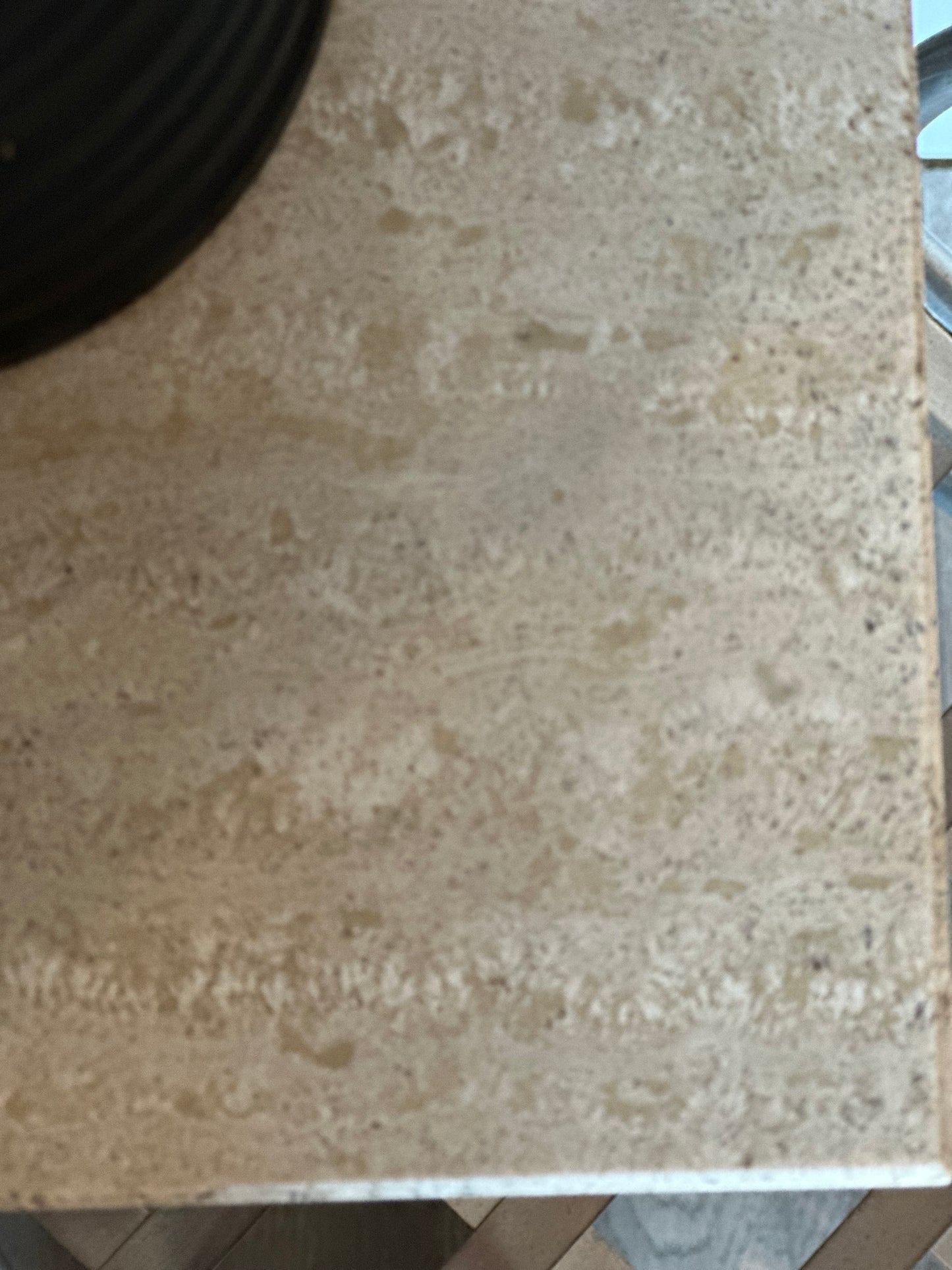 SOLD **Italian Travertine Midcentury Console -EACH