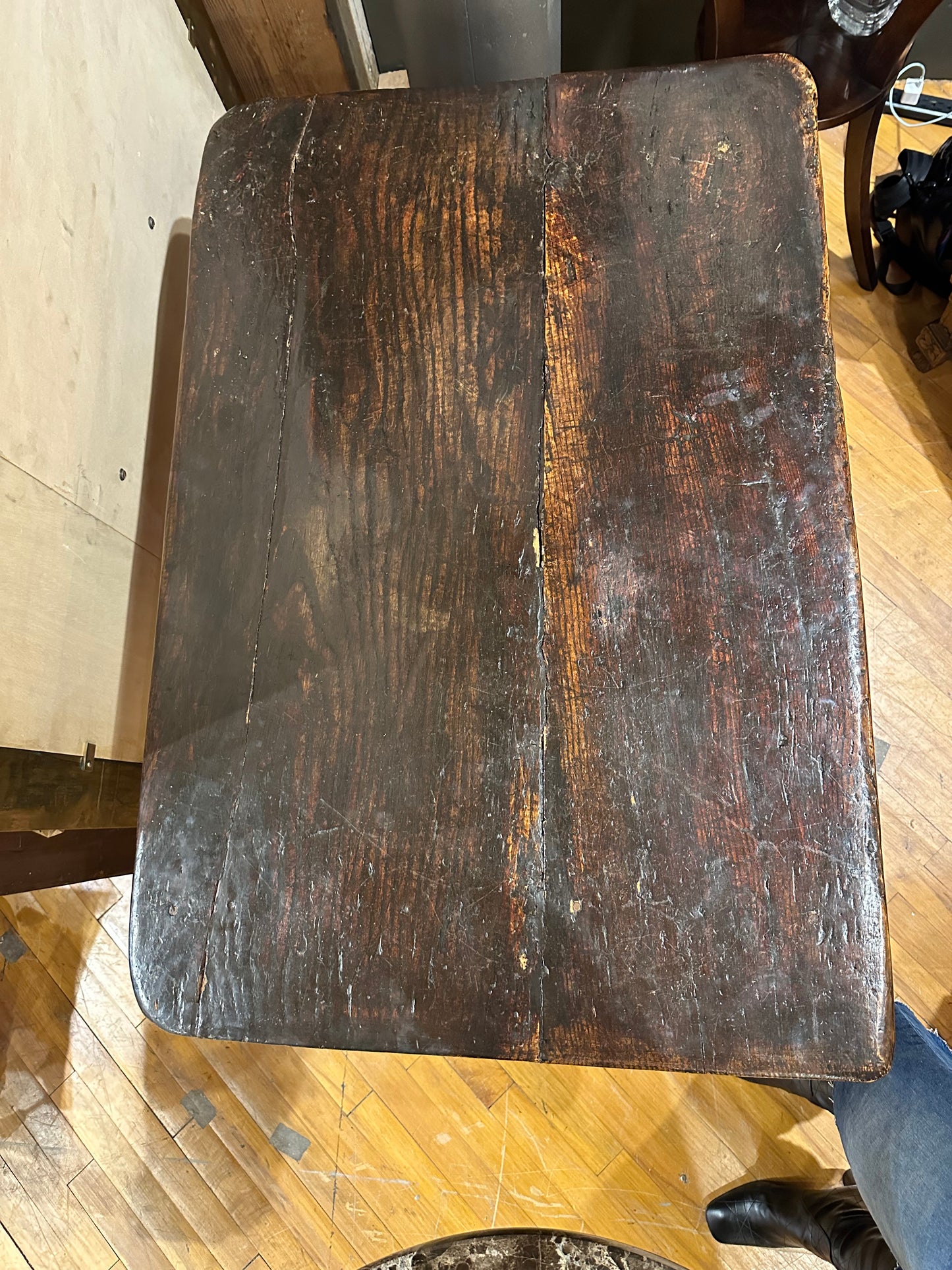 SOLD **Italian Walnut Chair That Becomes a Table c1740