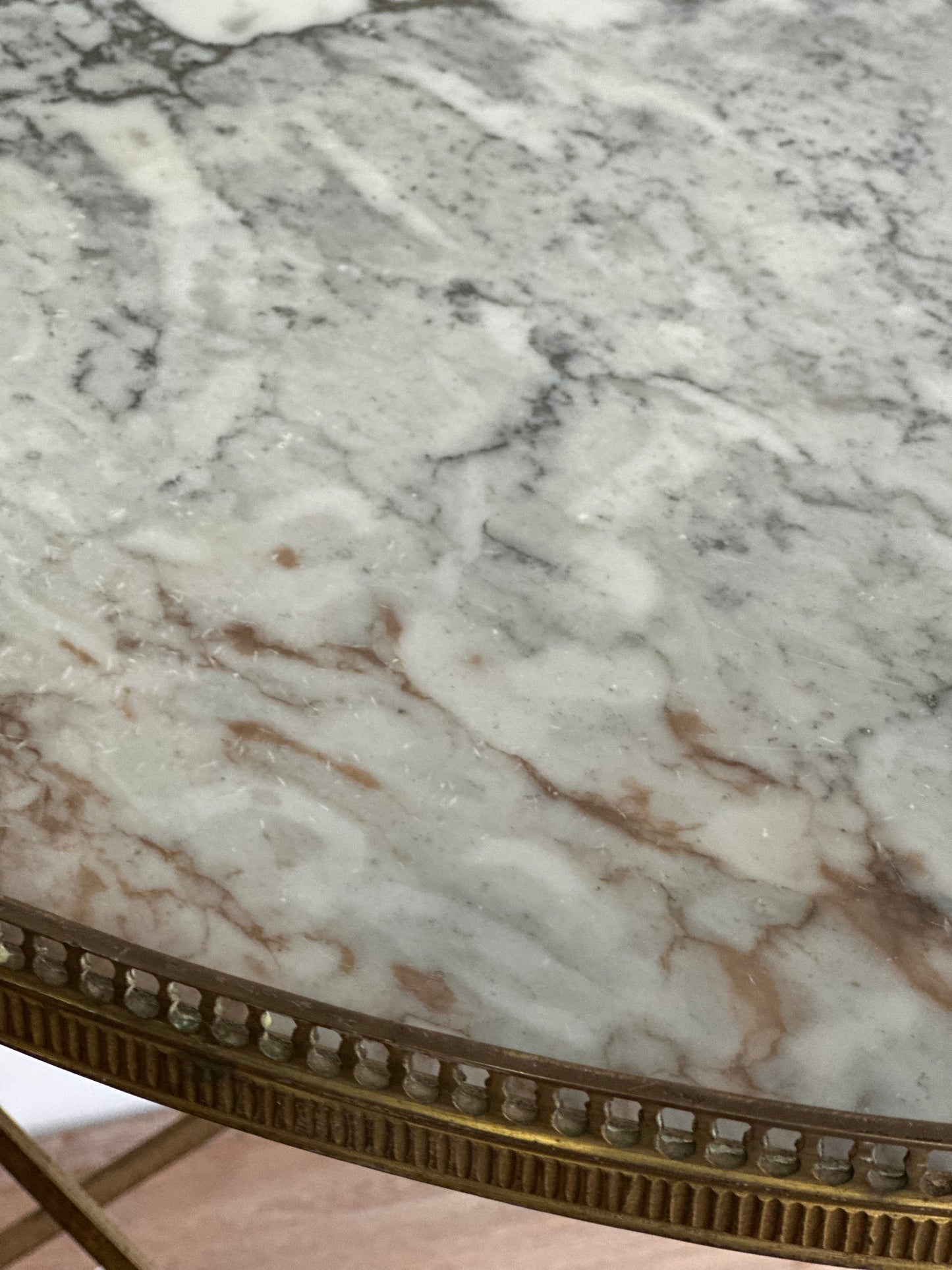 Italian Bronze And Marble Demilunes 1920s