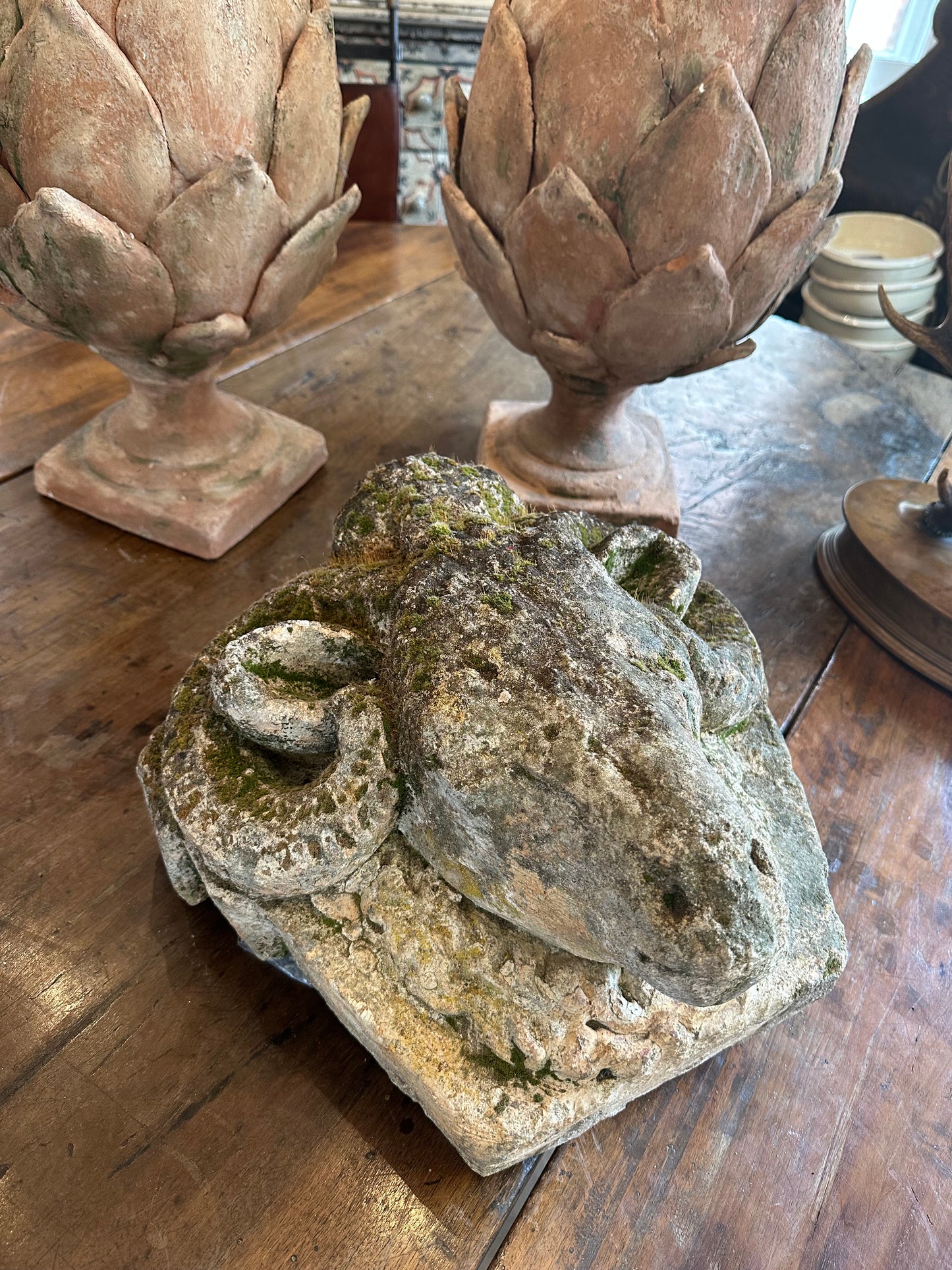 Ram Stone Plaque - 18th Century