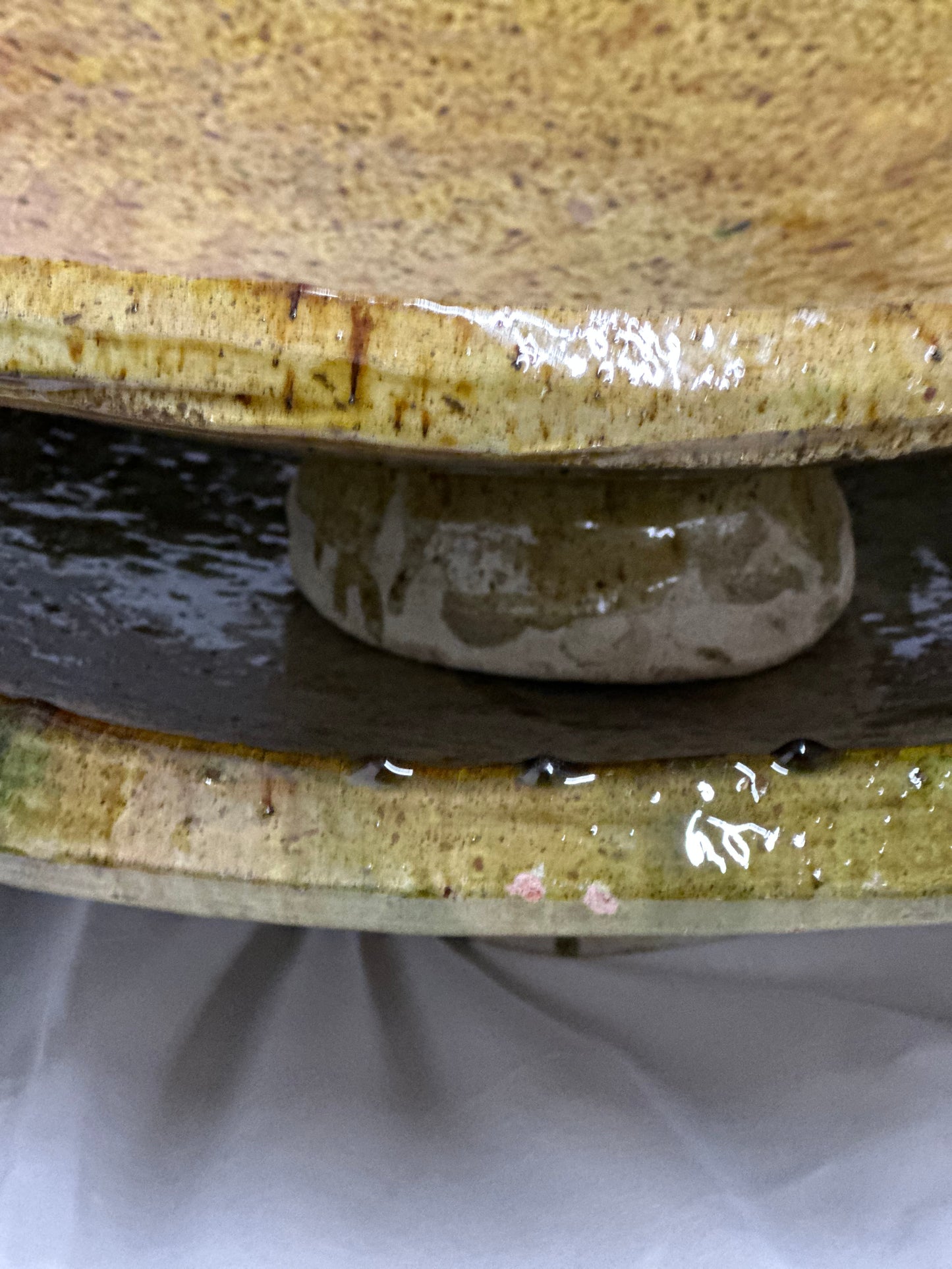 French Pottery Bowls - Golden