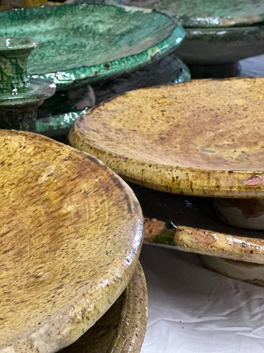 French Pottery Bowls - Golden