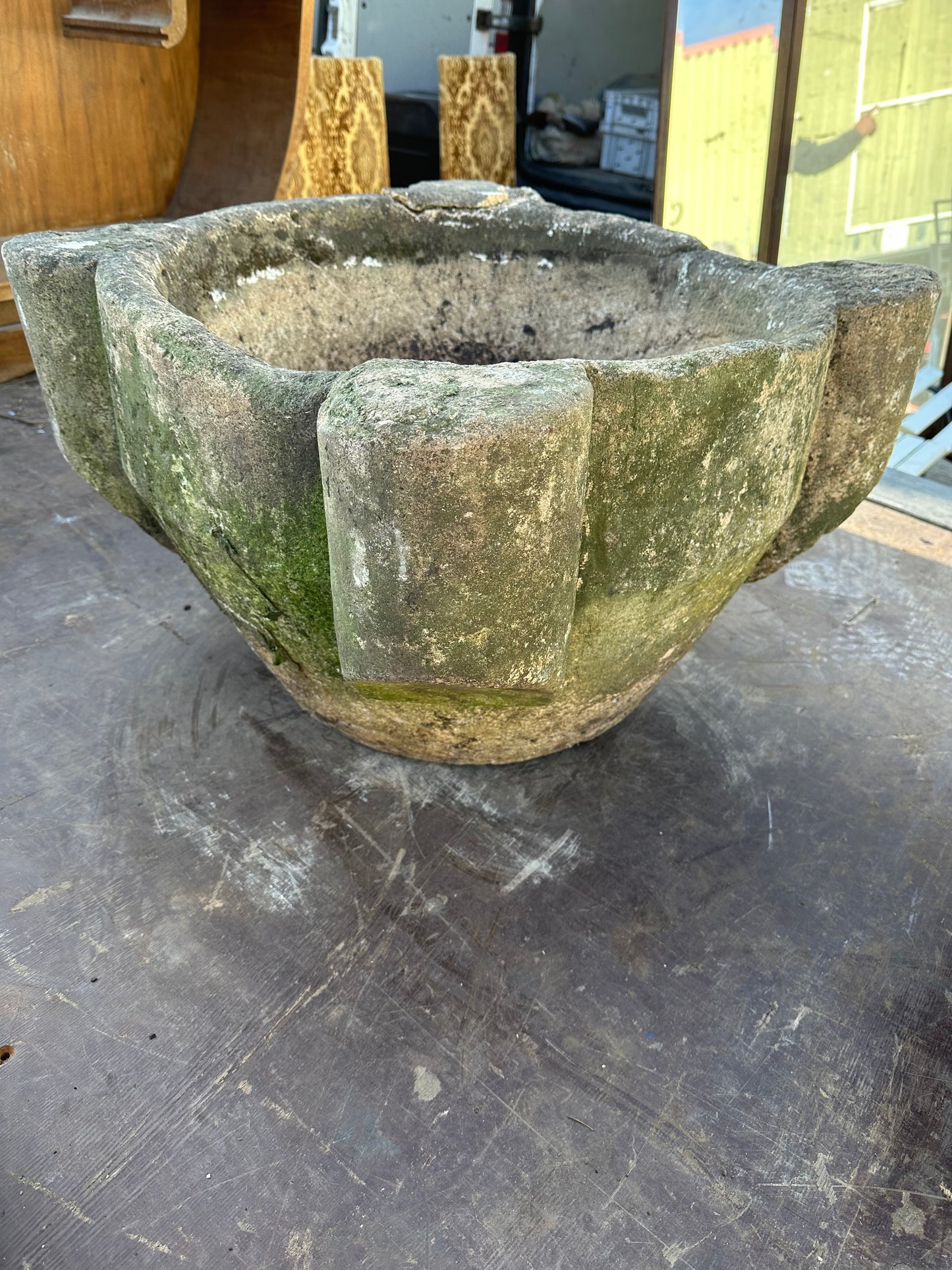 French Stone Planter Mid 1800s