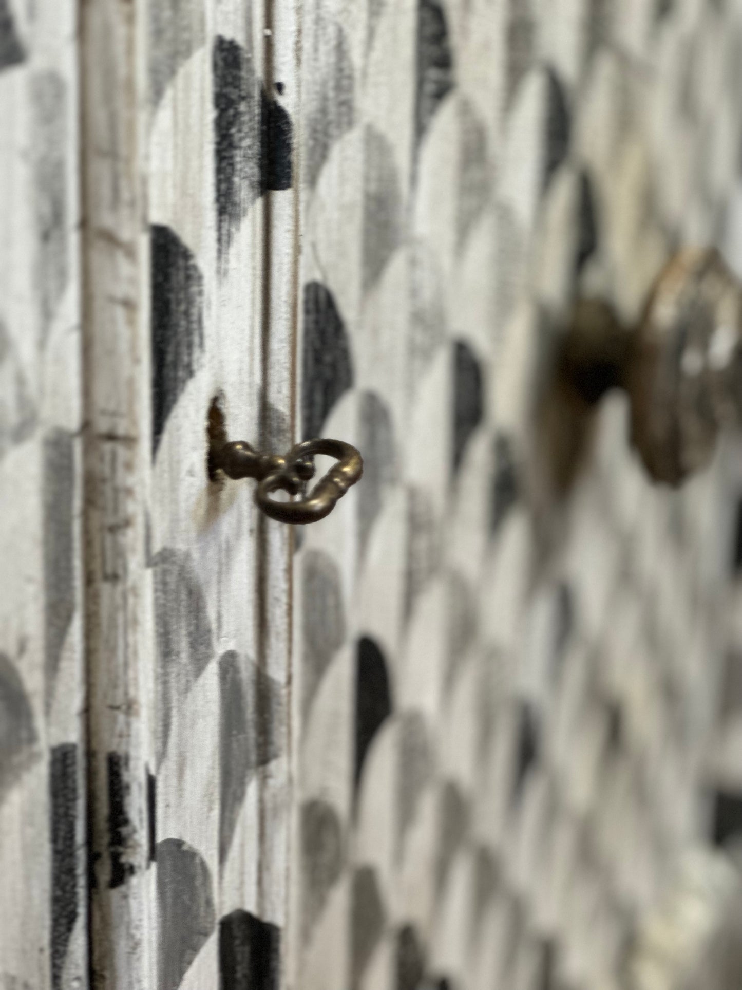 Black and White Large Cabinet