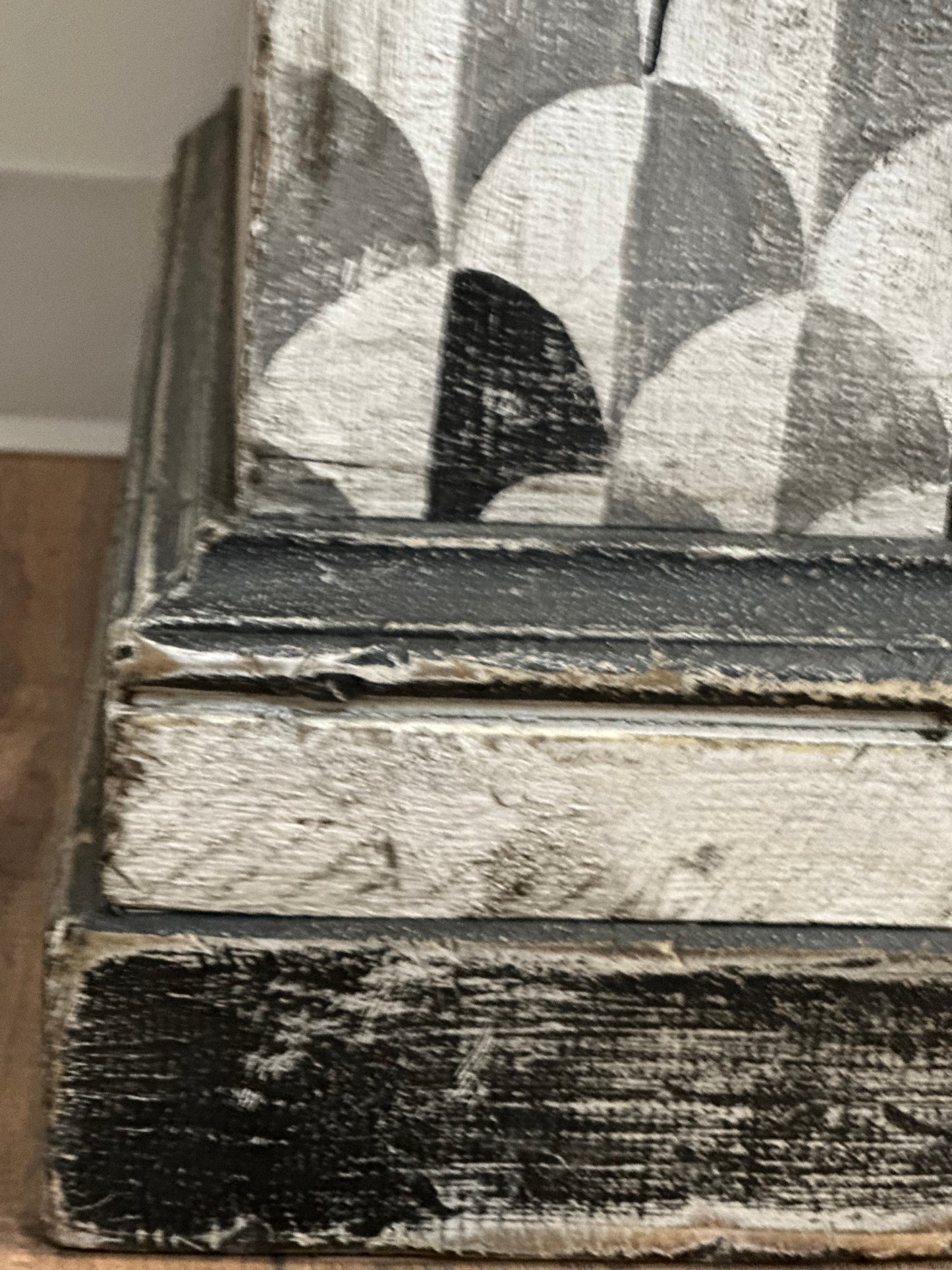 Black and White Large Cabinet