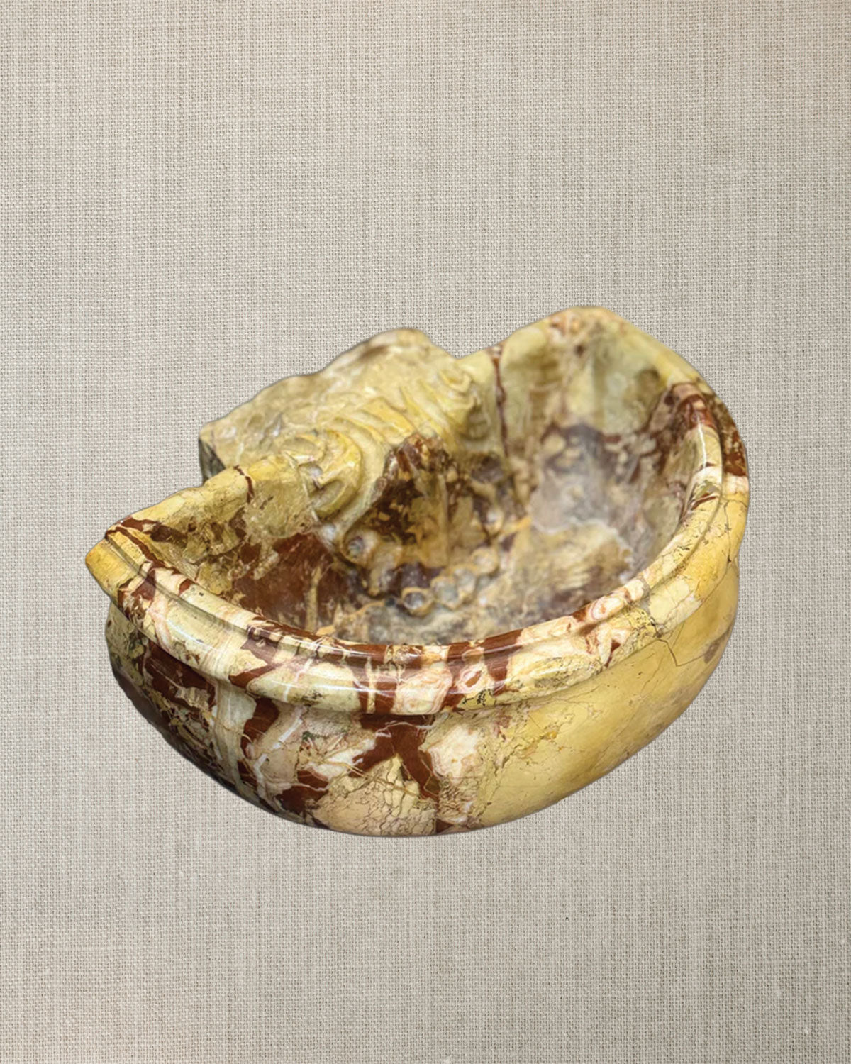 18th Century Marble Italian Font- Small