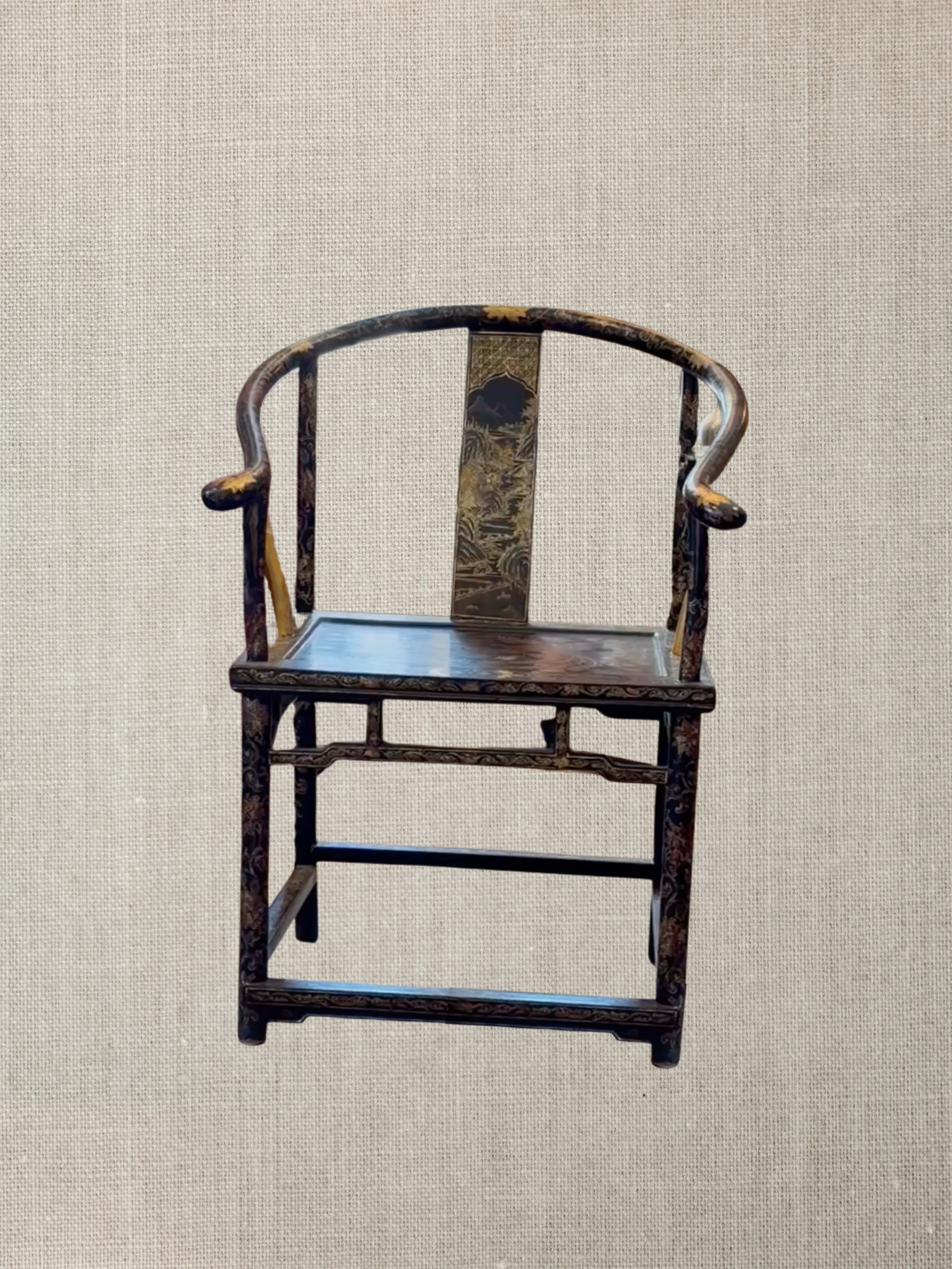 1920s French Chinoiserie Chairs - Pair