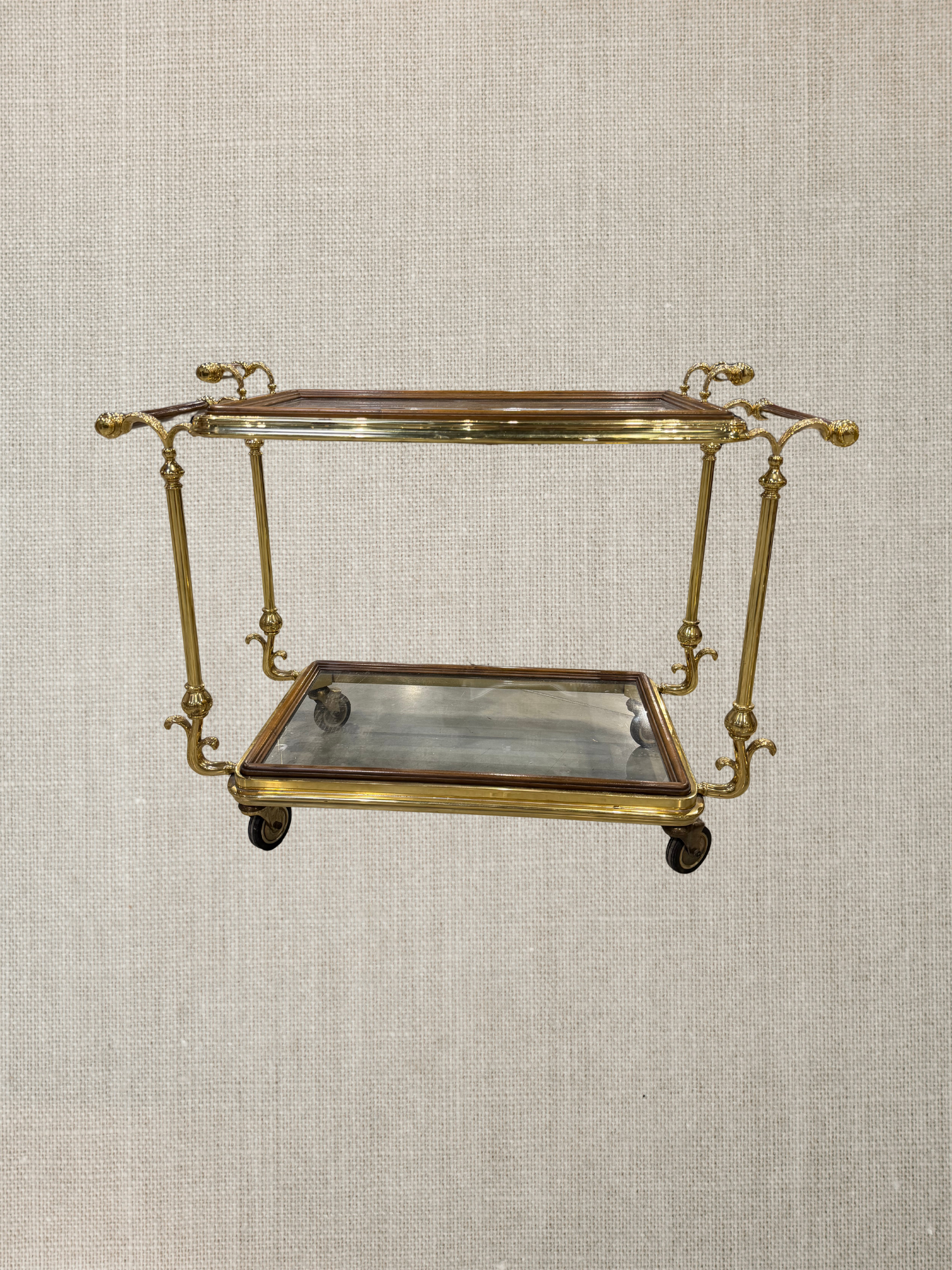 Brass Bar Cart - France