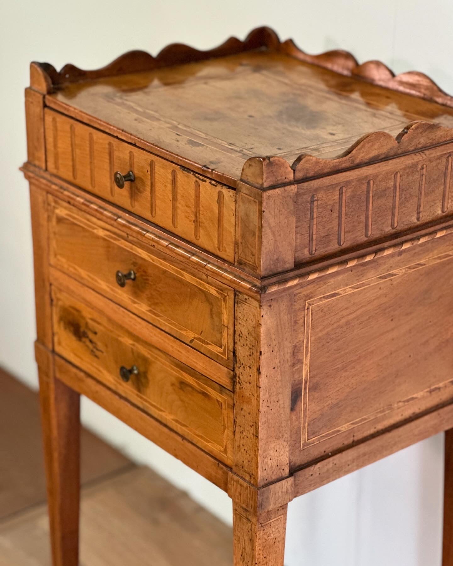 French Walnut Side Table