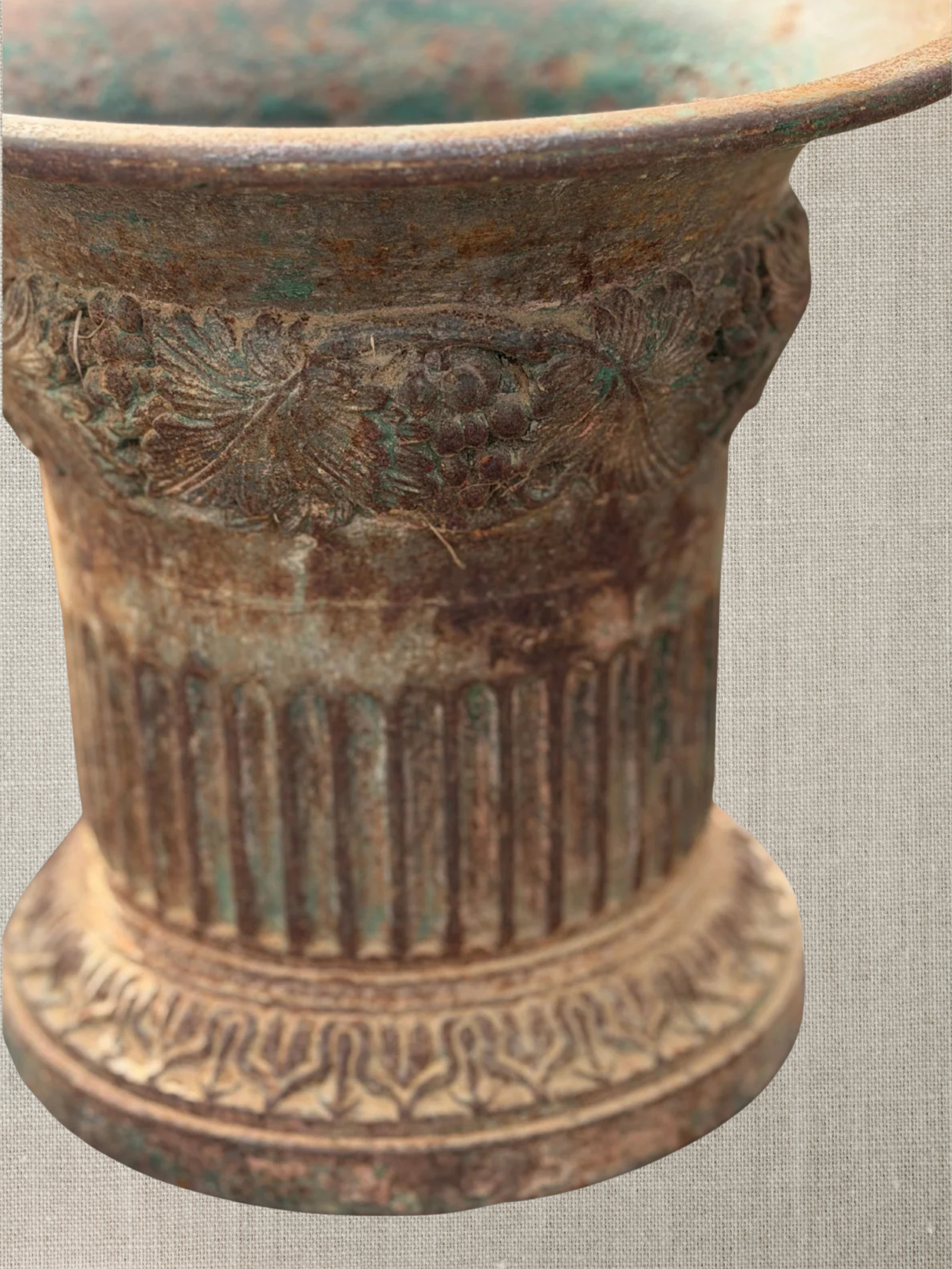 Early 19th Century French Lead Urns - Pair