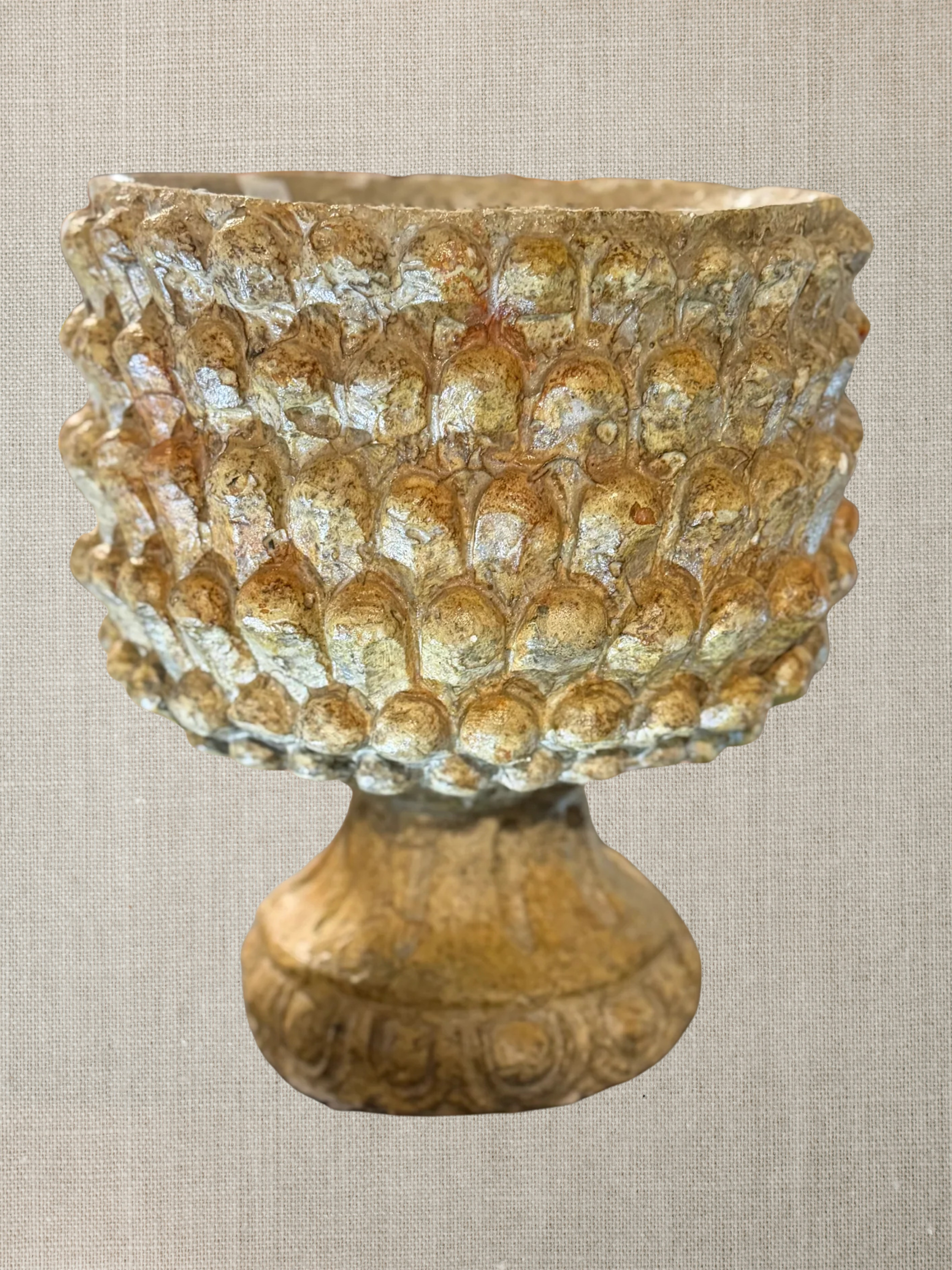 Early 19th Century Stone Carved Vessel - Sicily