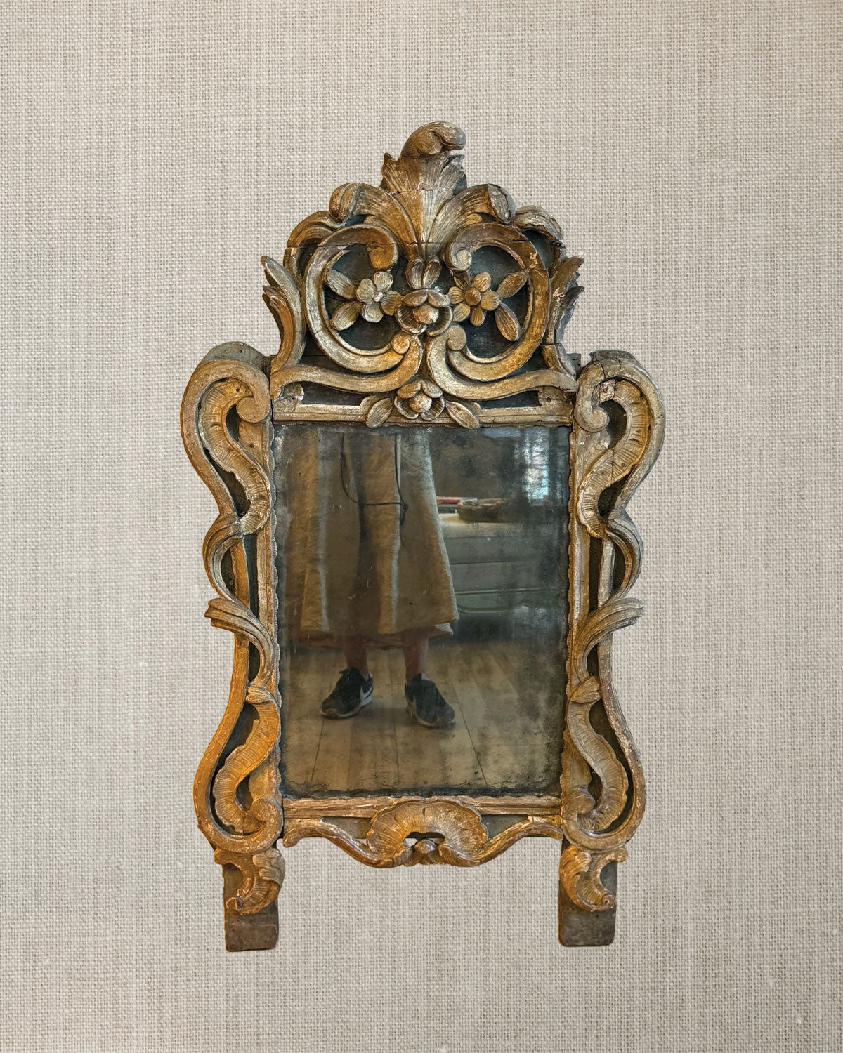 French Carved Mirror - 18th Century