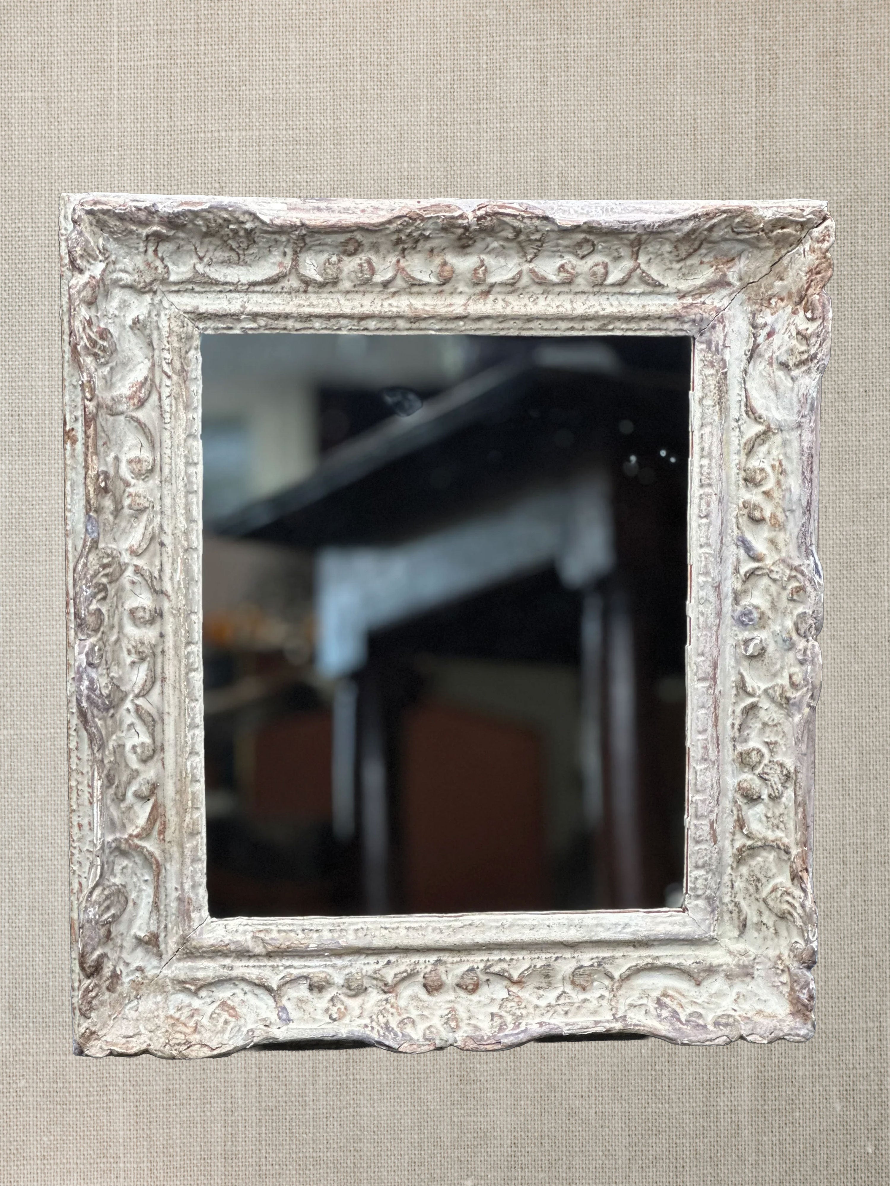 French Carved Montparnasse Mirror c1900