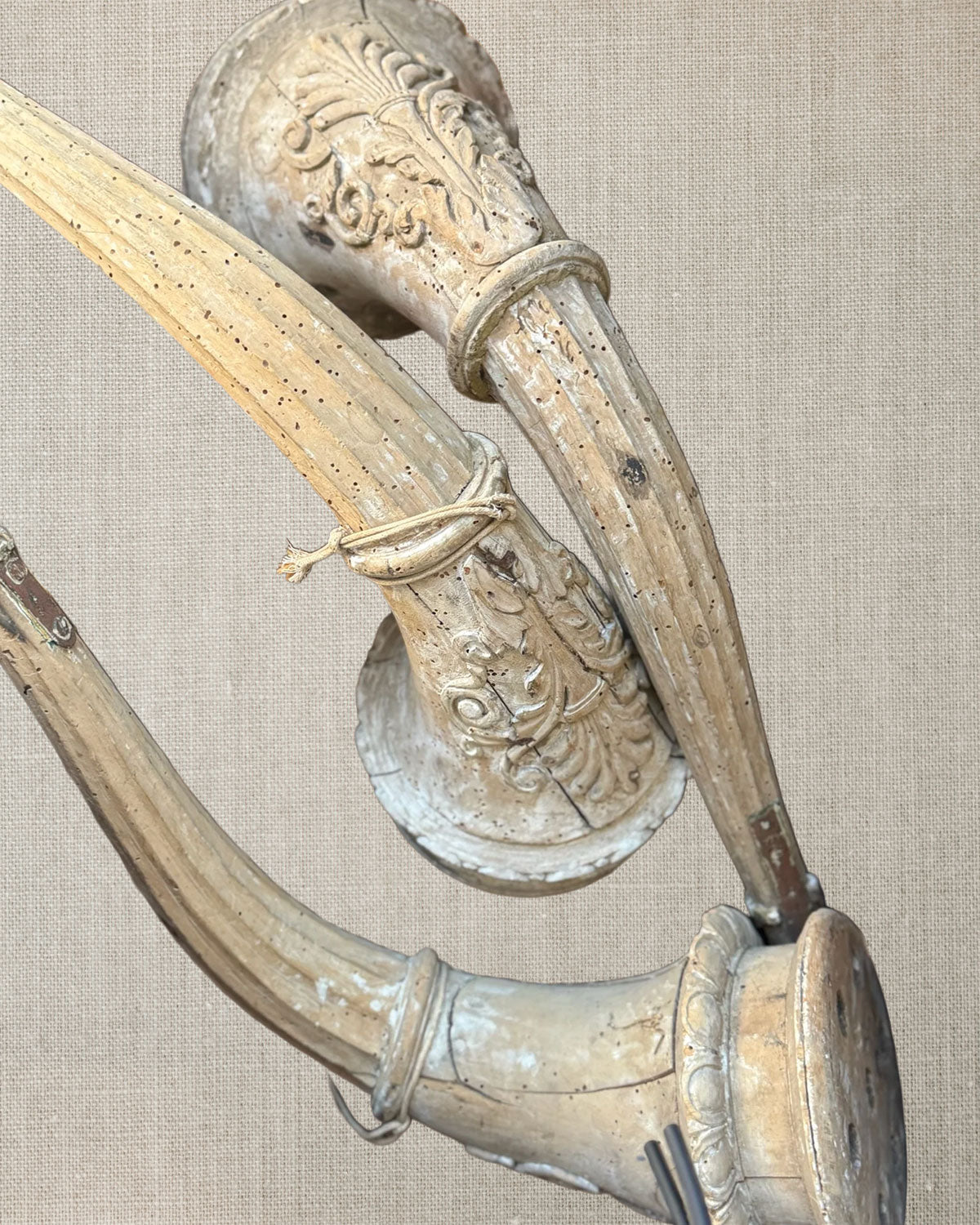 French Carved Wooden Element - 19th Century