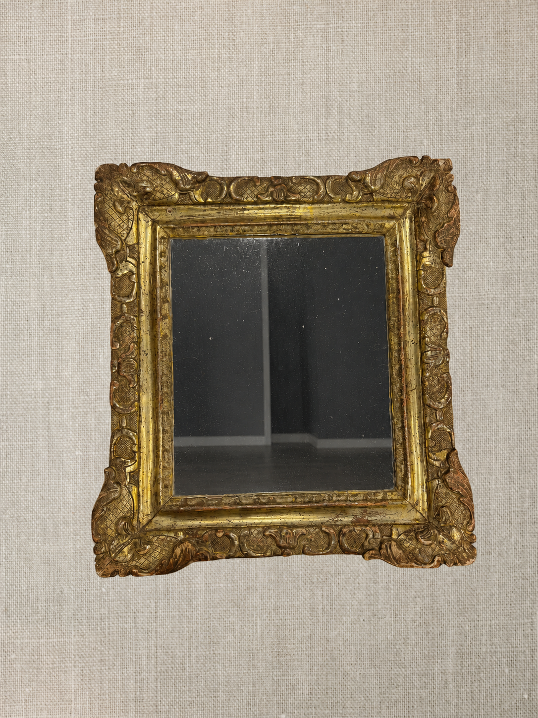 French Gold Gilt Mirror - Early 19th Century