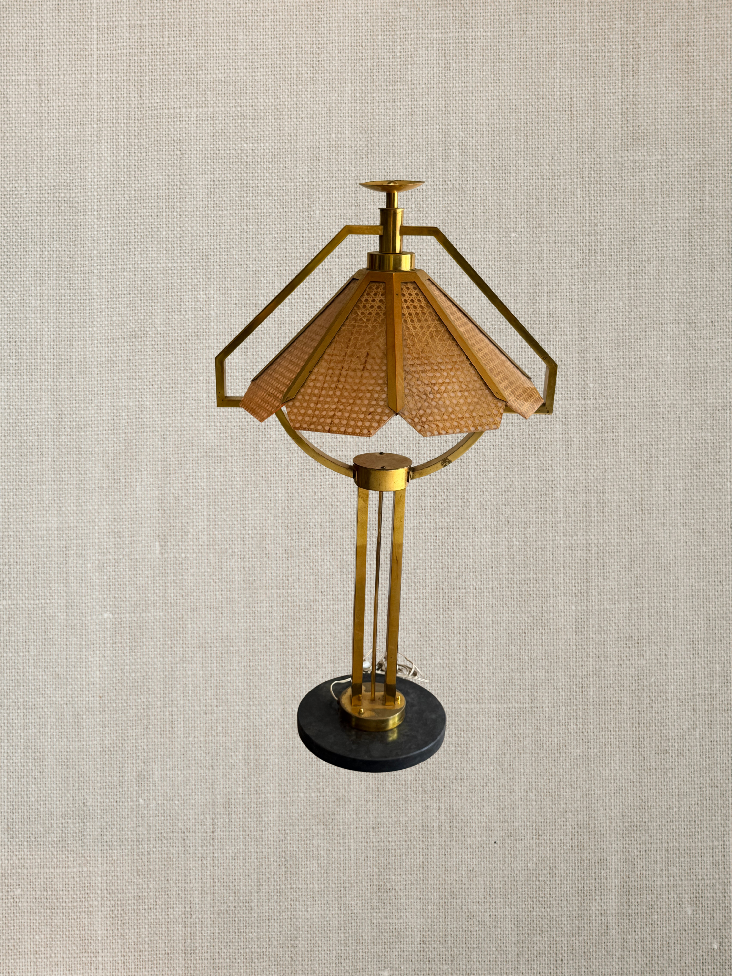 SOLD **French Midcentury Lamps - Pair