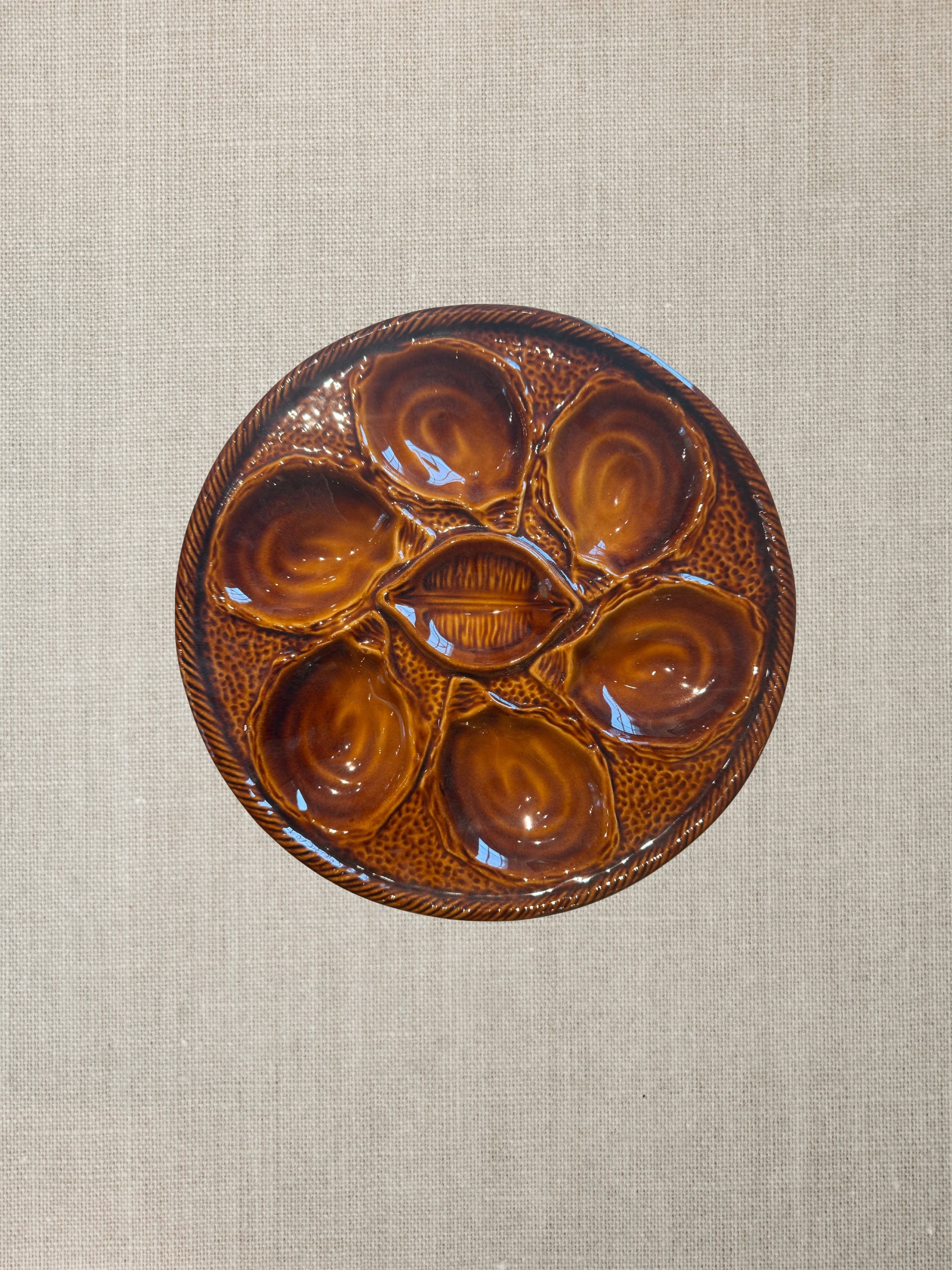 French St Clement Vintage Oyster Plates