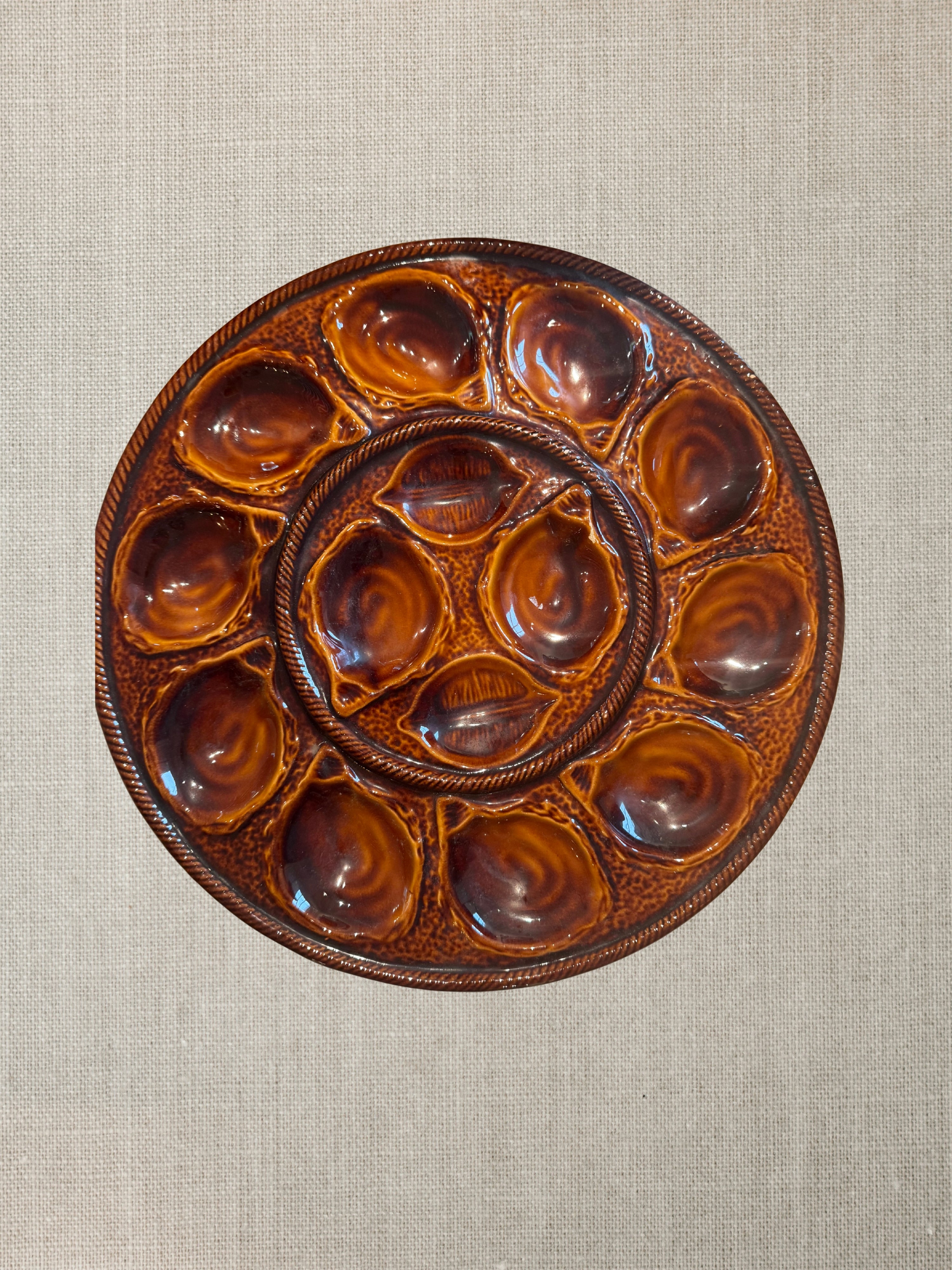 French St Clement Vintage Oyster Platter