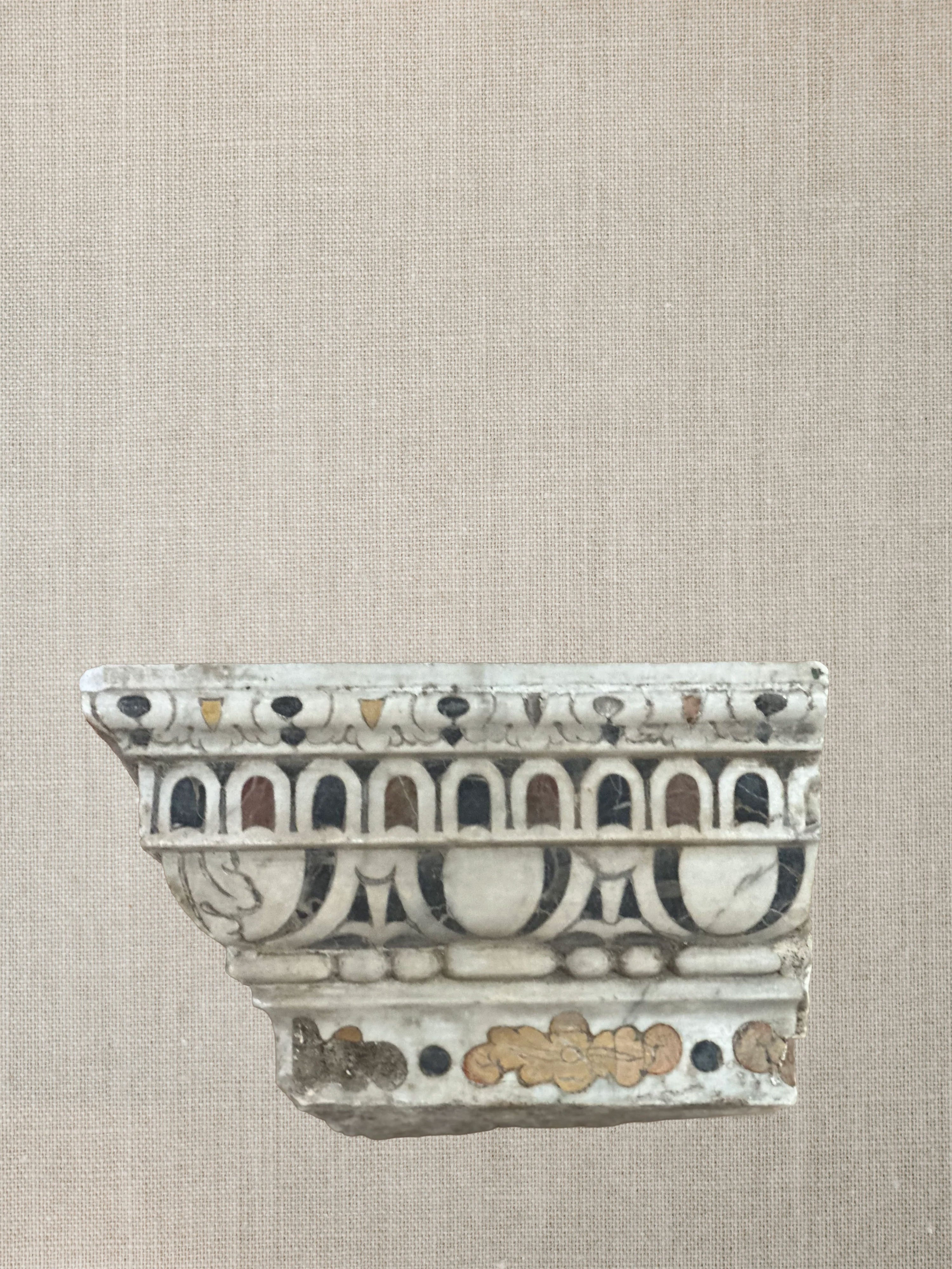 French Stone Decorative Element-  19th Century