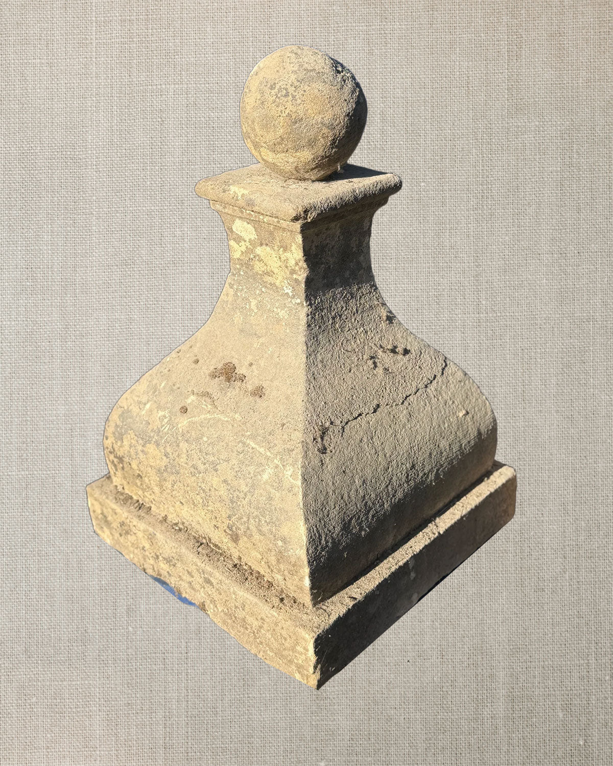 French Stone Pediments - Pair