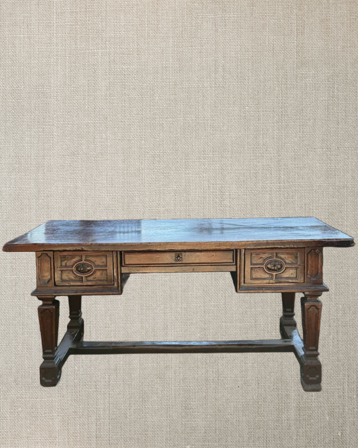 French Walnut Desk - 19th Century
