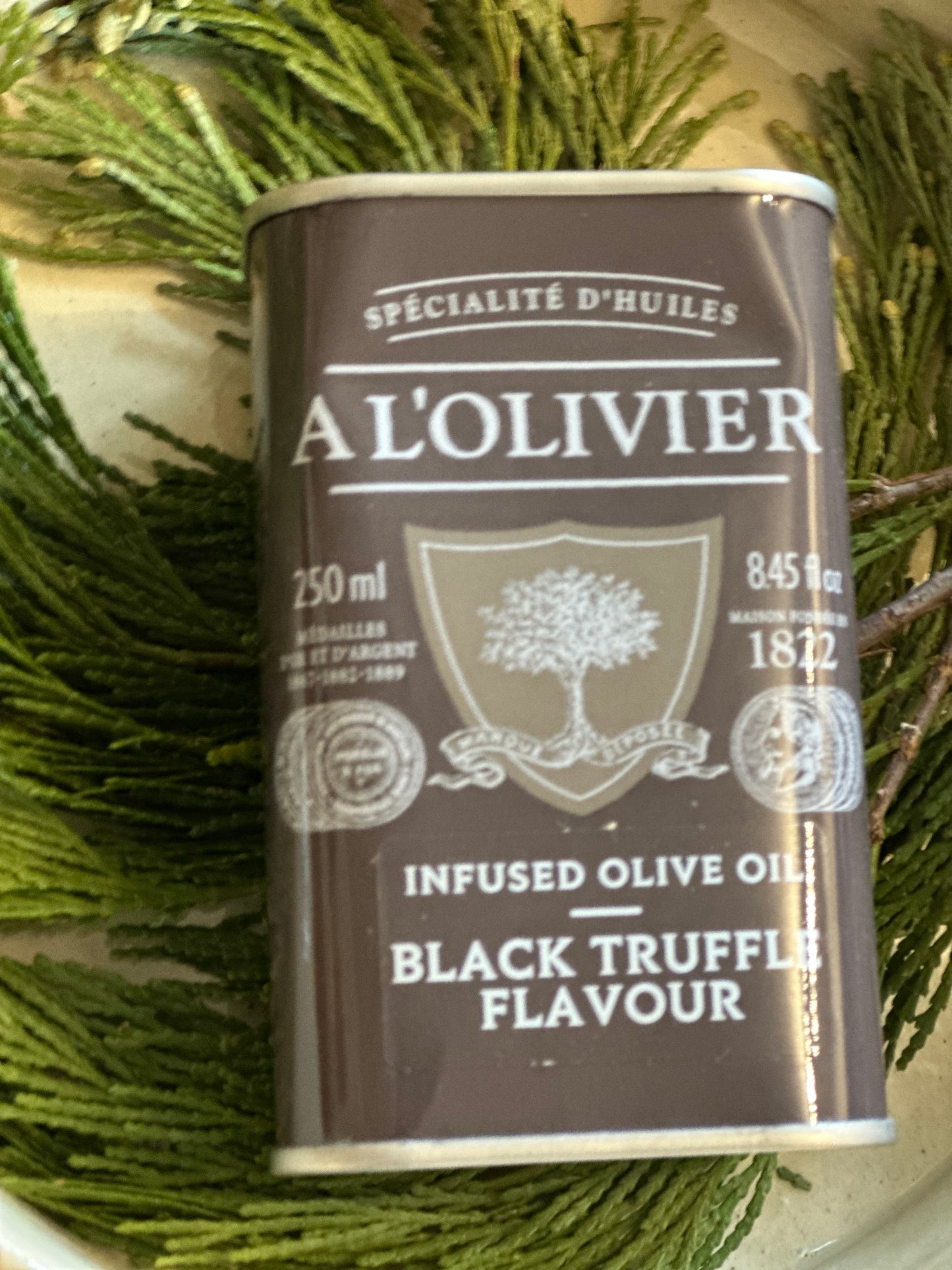 French Black Truffle Olive Oil Tin