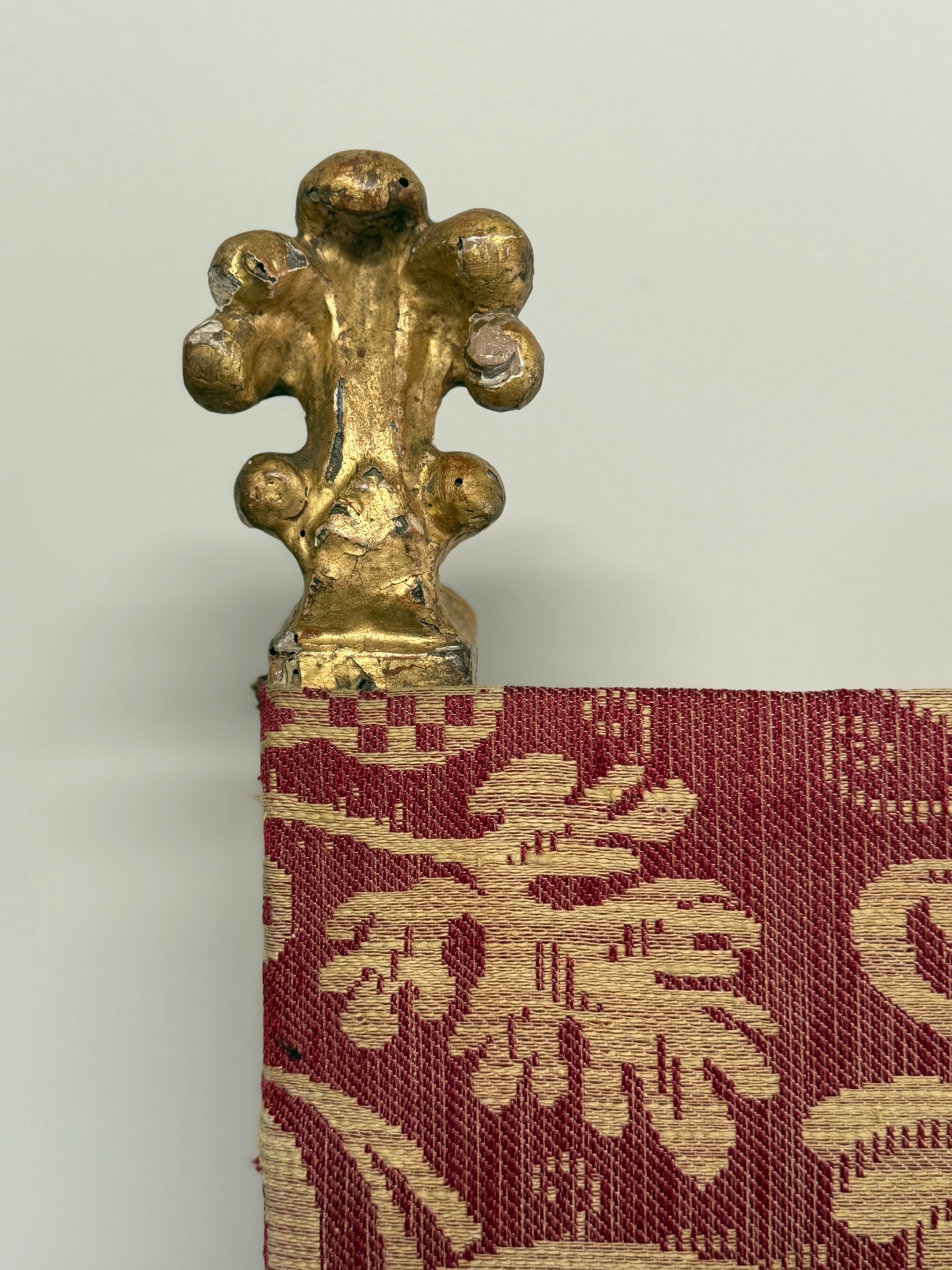 Italian Walnut Throne Chair c1800