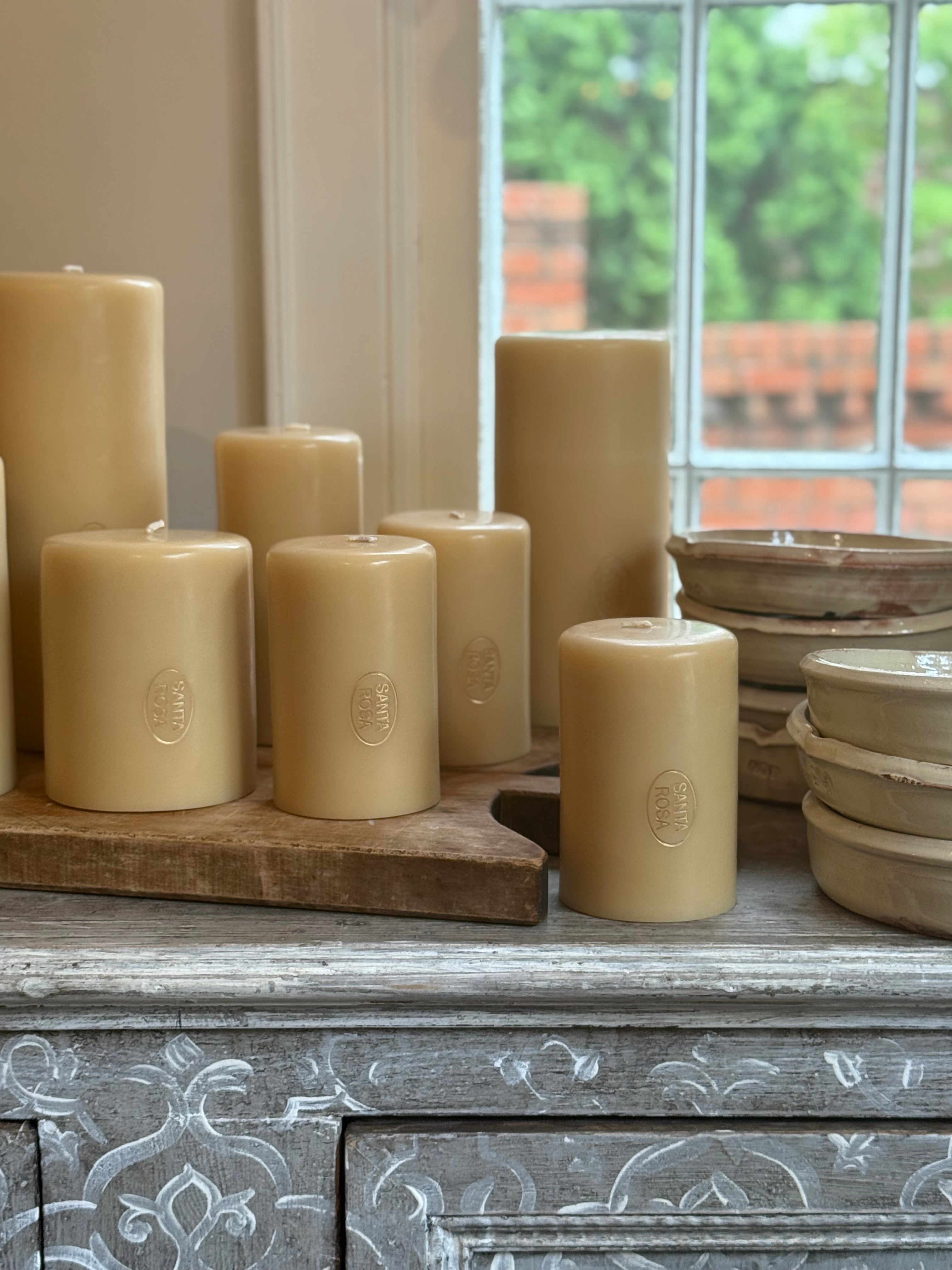 San Miguel Church Candle 4 X 8