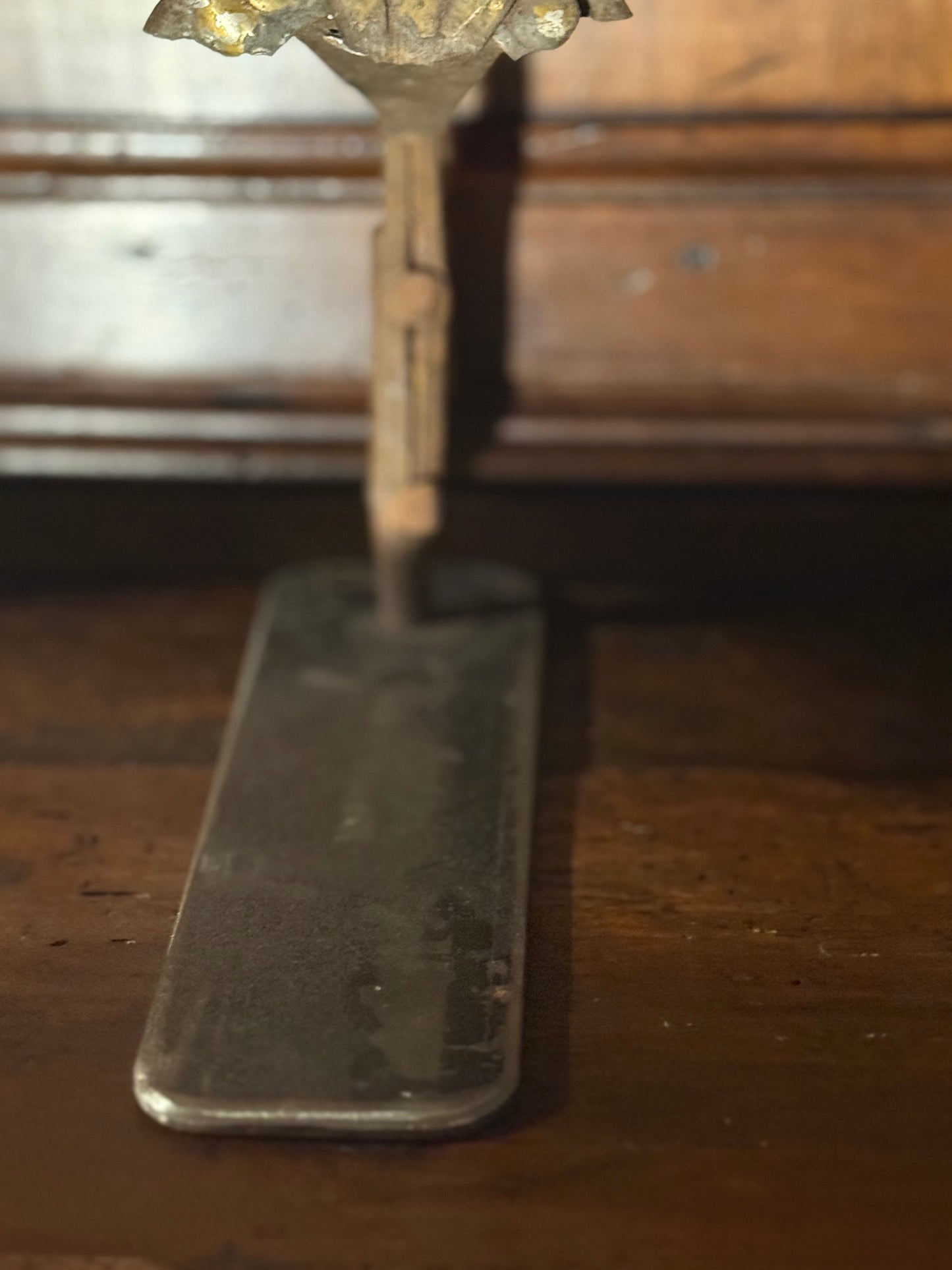 French Metal Candlesticks 19th Century - PAIR