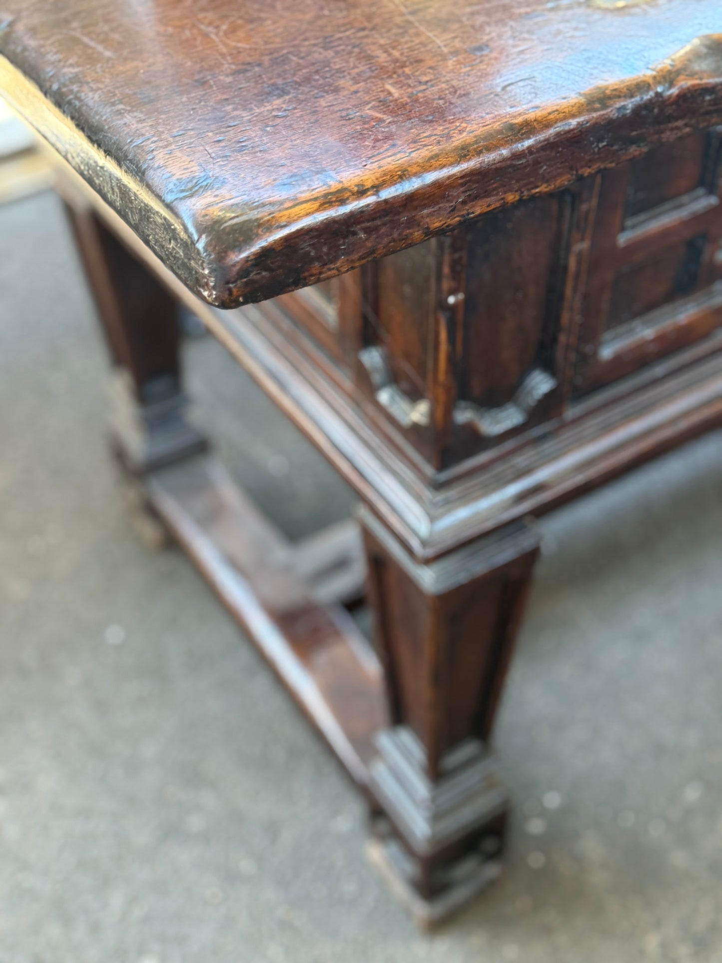 French Walnut Desk - 19th Century