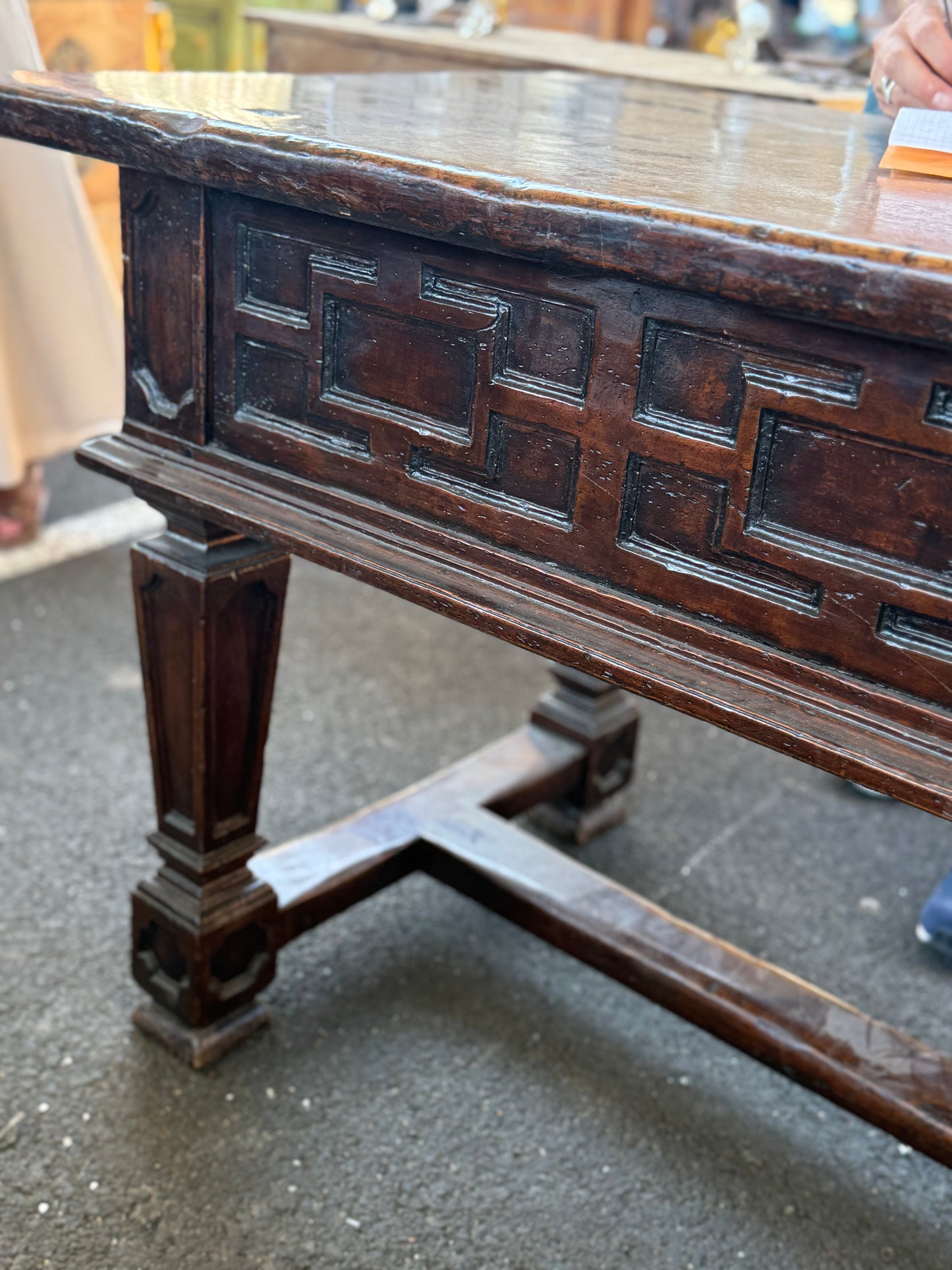 French Walnut Desk - 19th Century