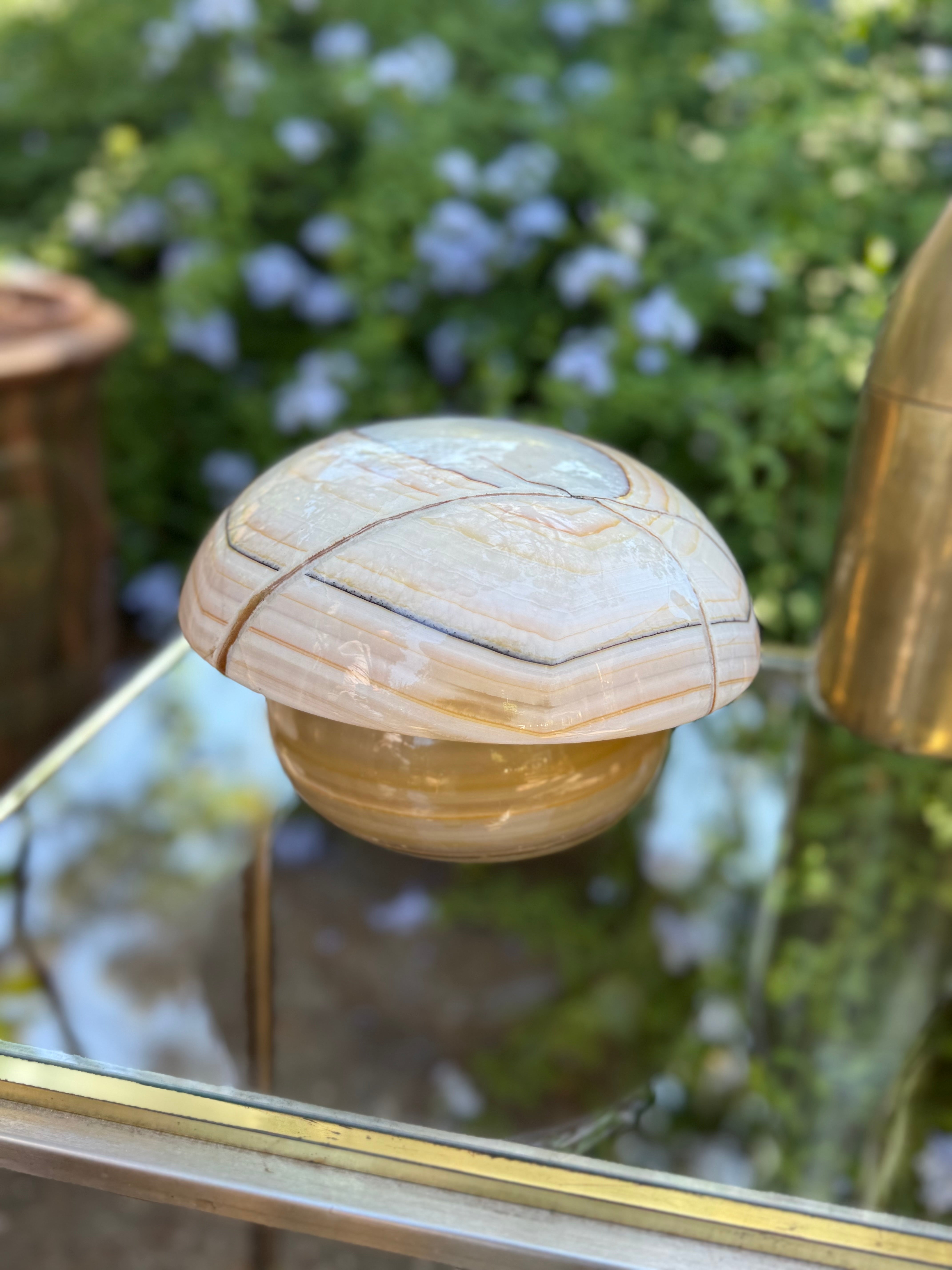 Midcentury Onyx Lamp