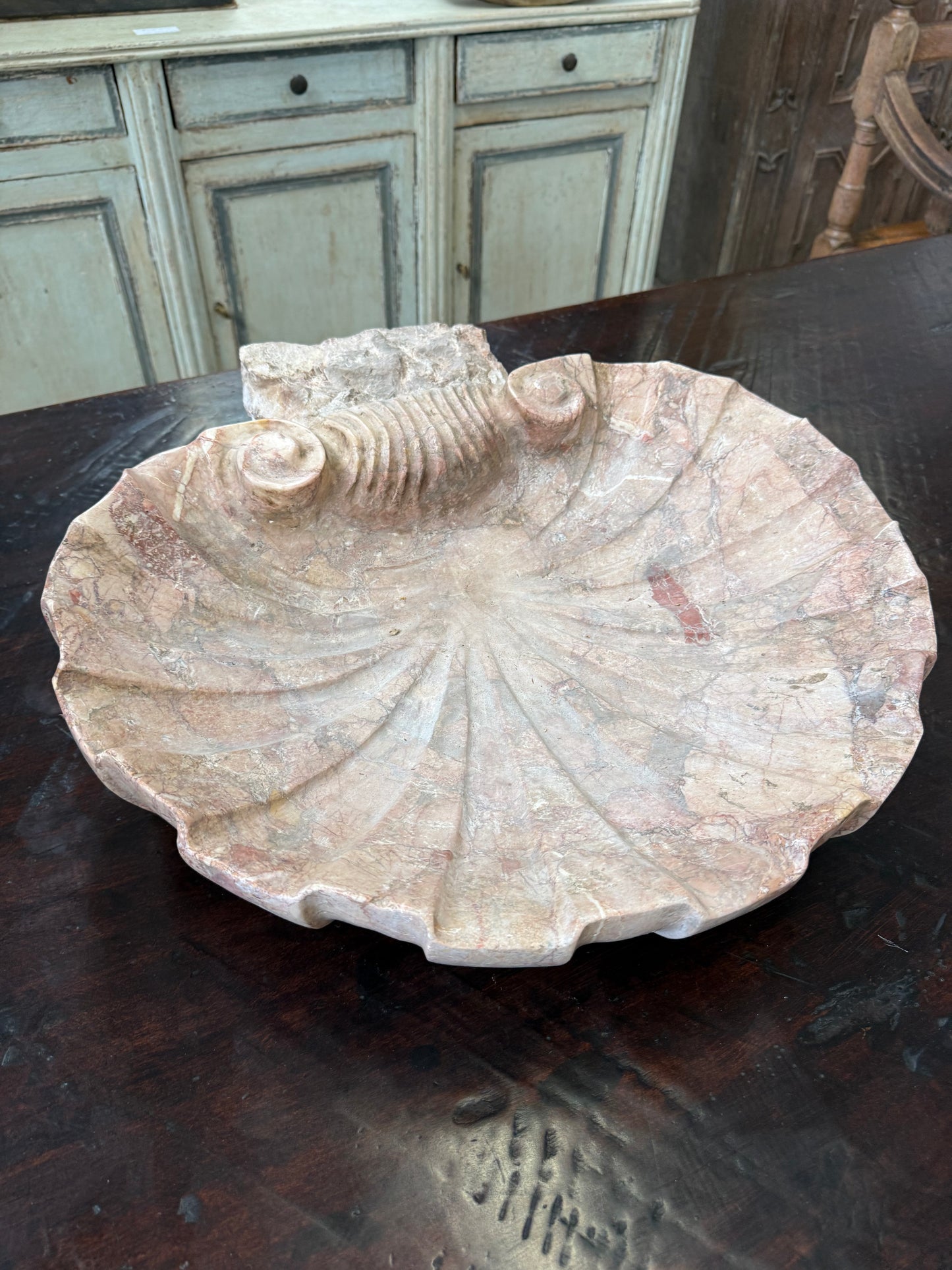 French Marble Font - 19th Century